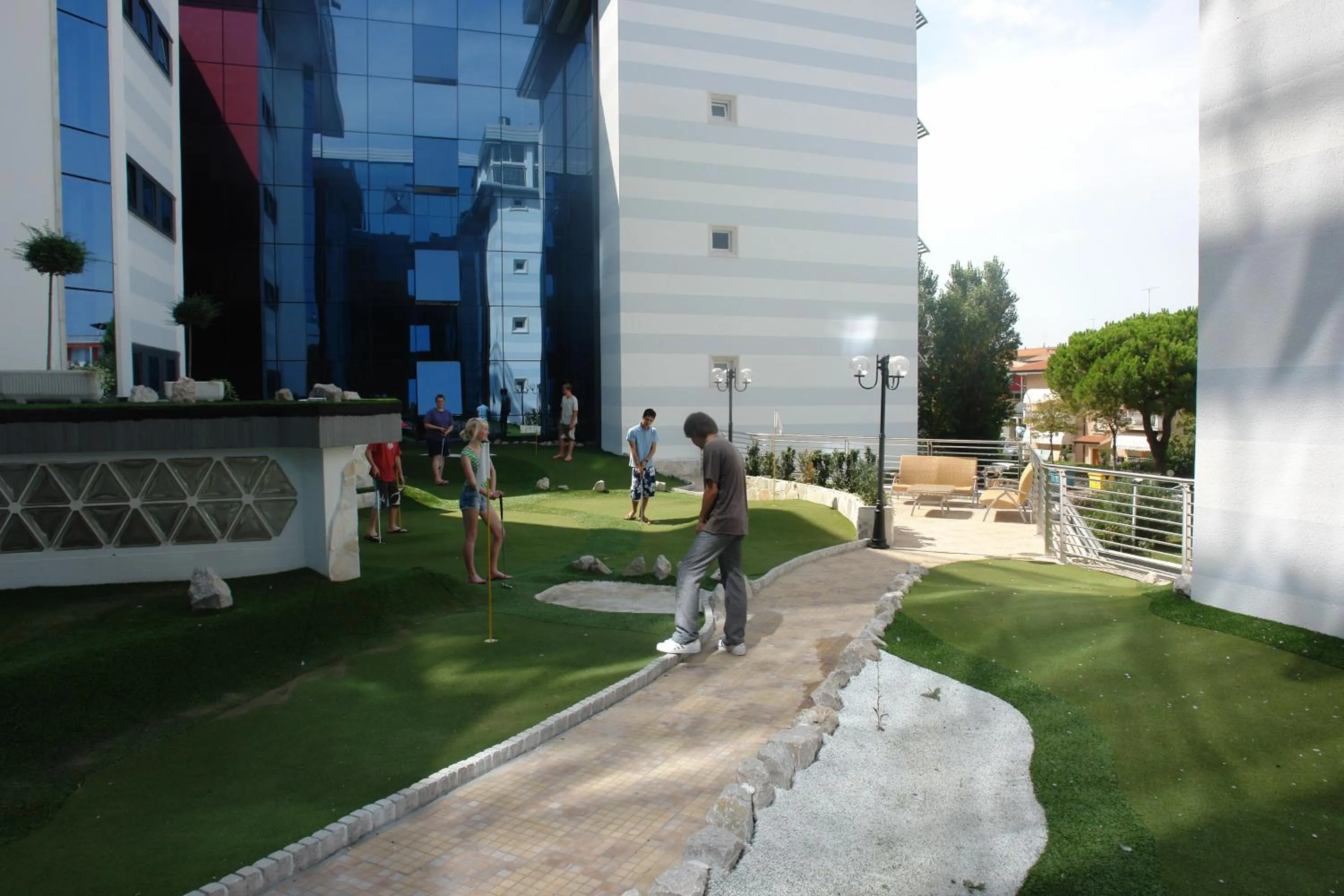 Minigolf in Hotel Cesare Augustus