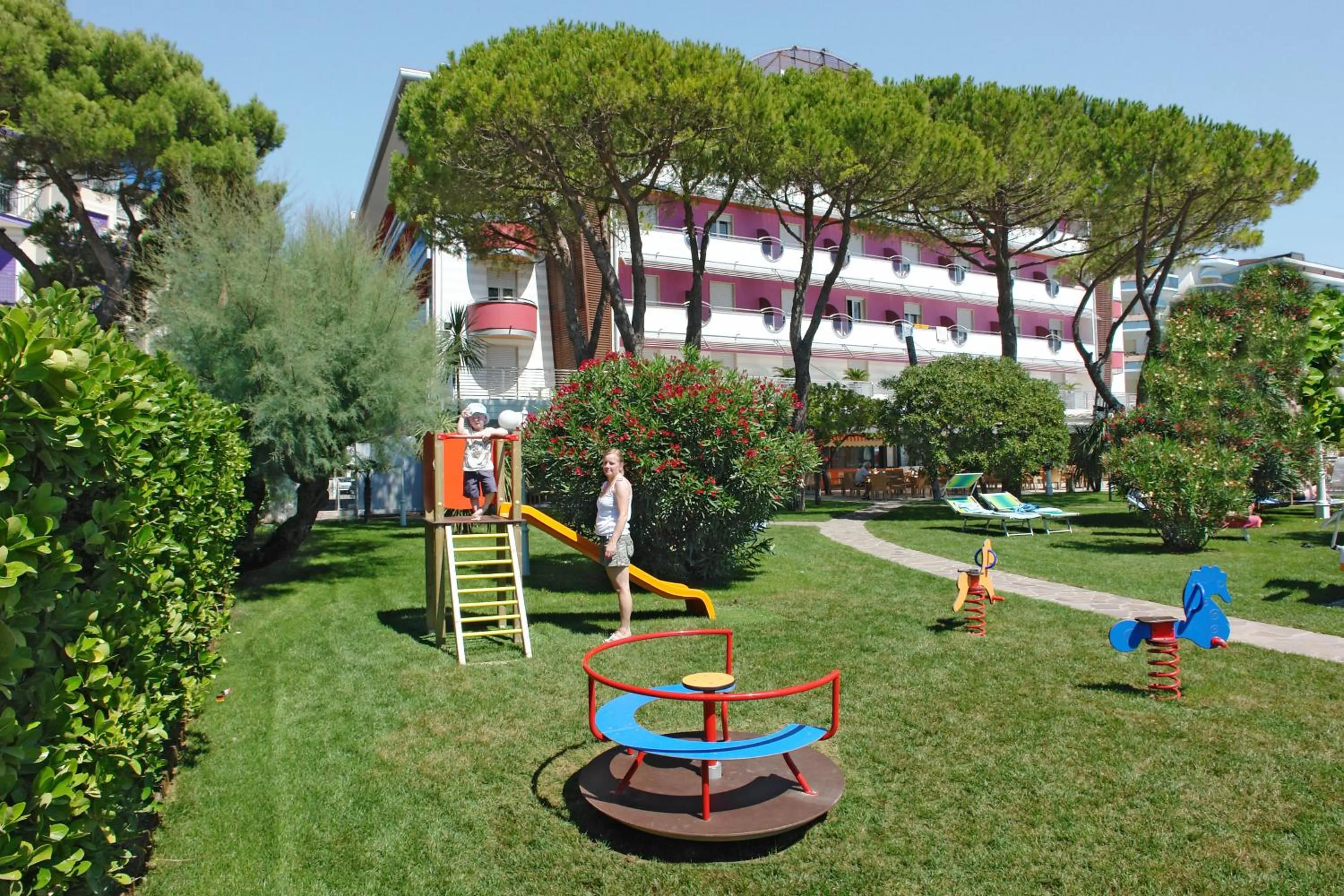 Children play ground in Hotel Cesare Augustus