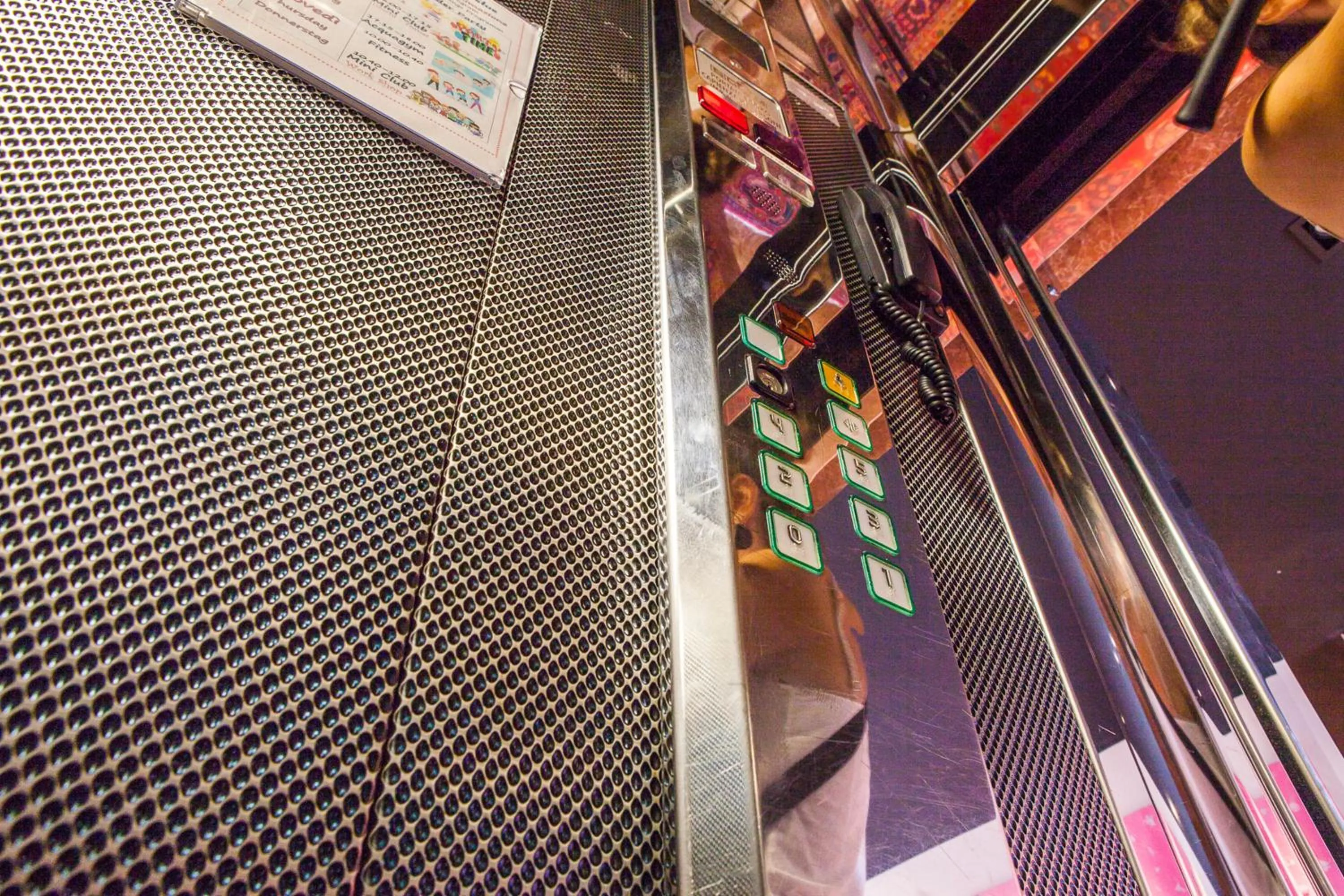 Decorative detail in Hotel Cesare Augustus