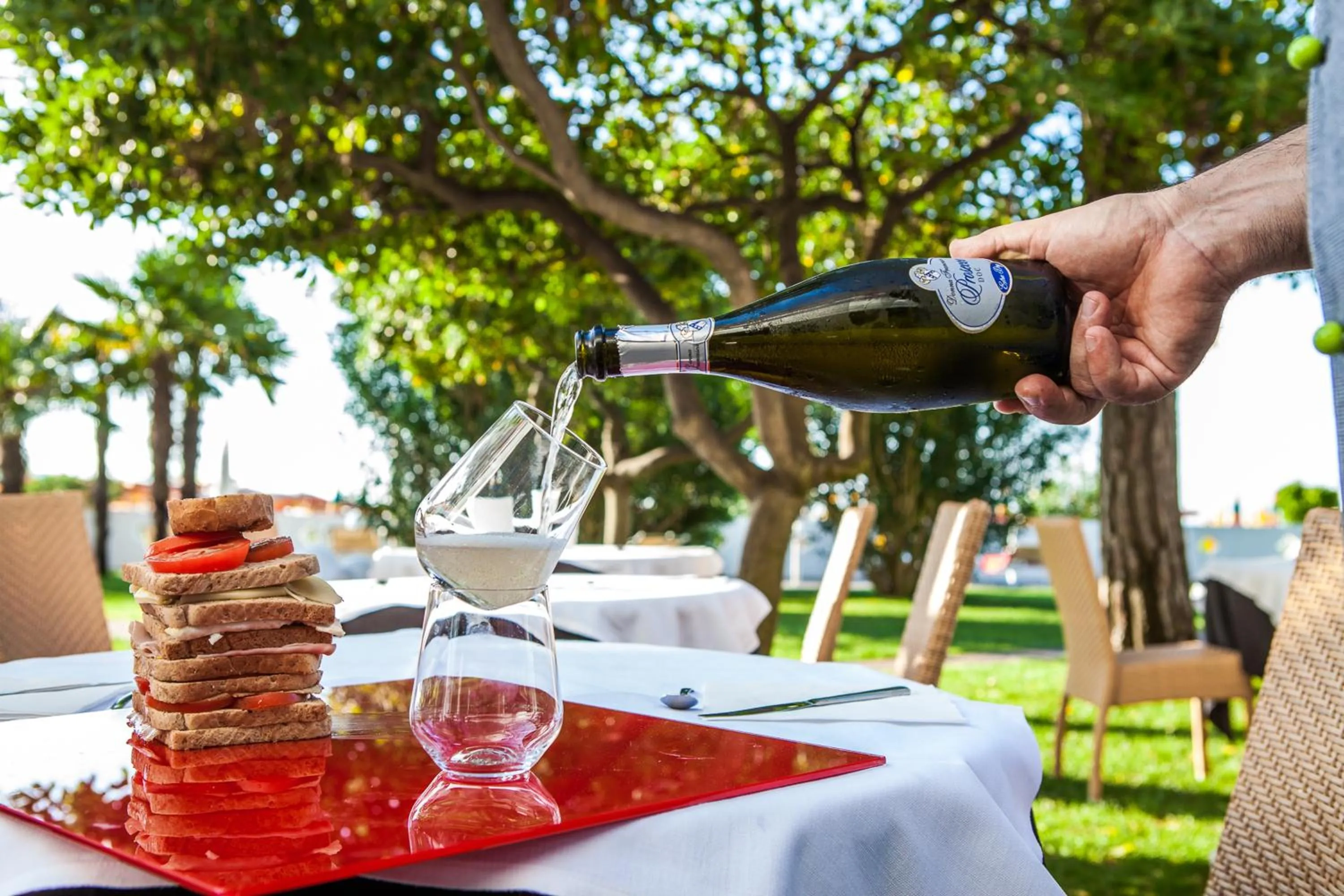 Garden in Hotel Cesare Augustus