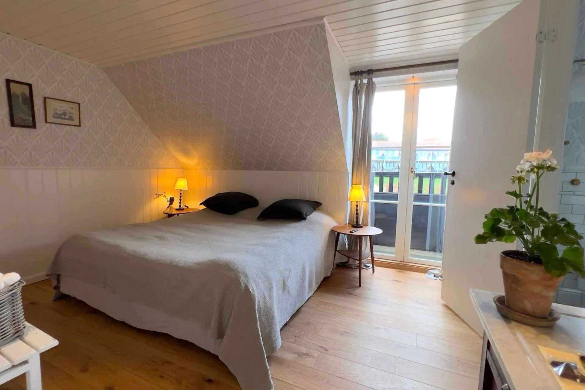 Bed in Stammershalle Badehotel