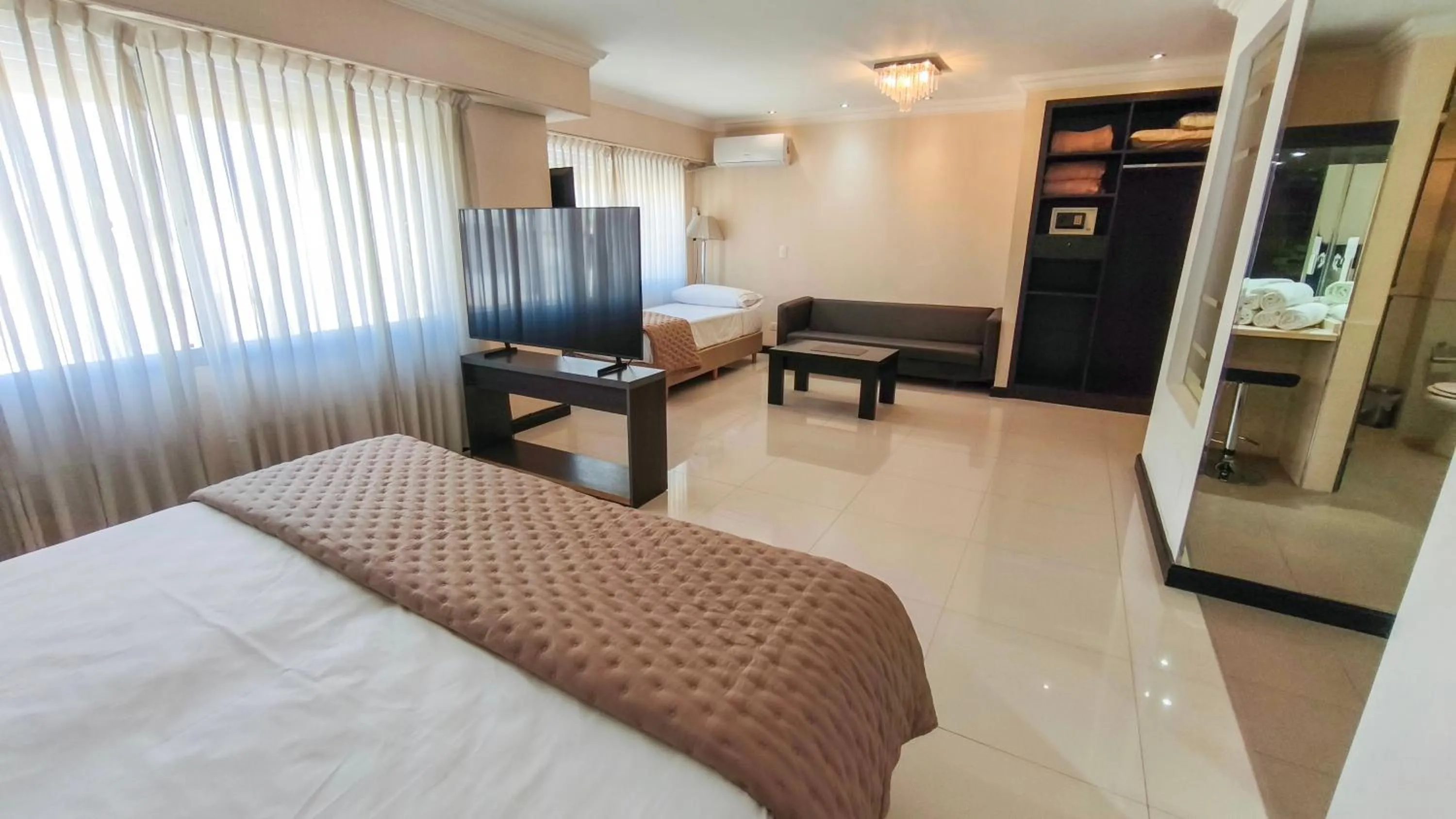 Bed in Argentino Hotel