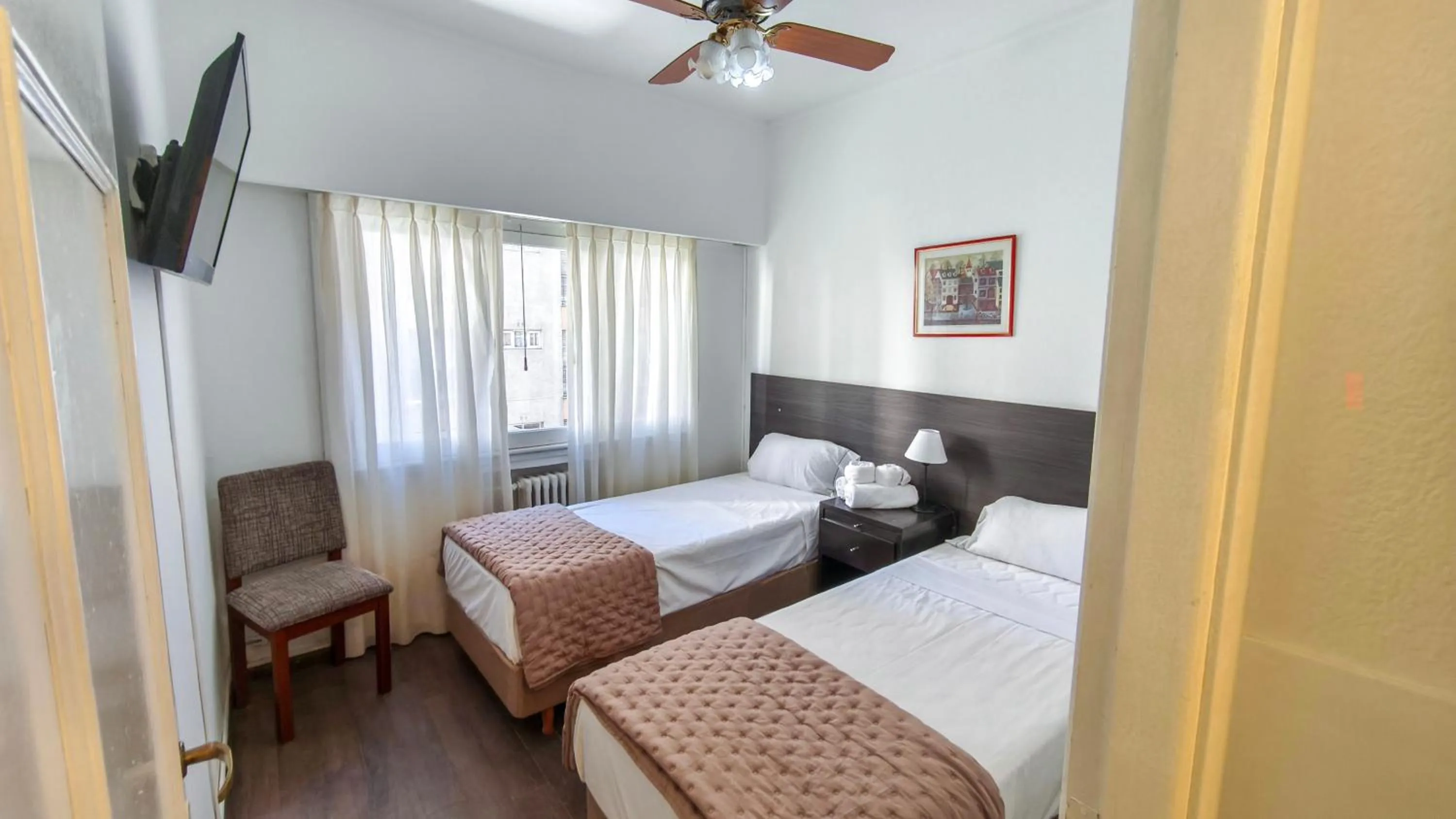 Bed in Argentino Hotel