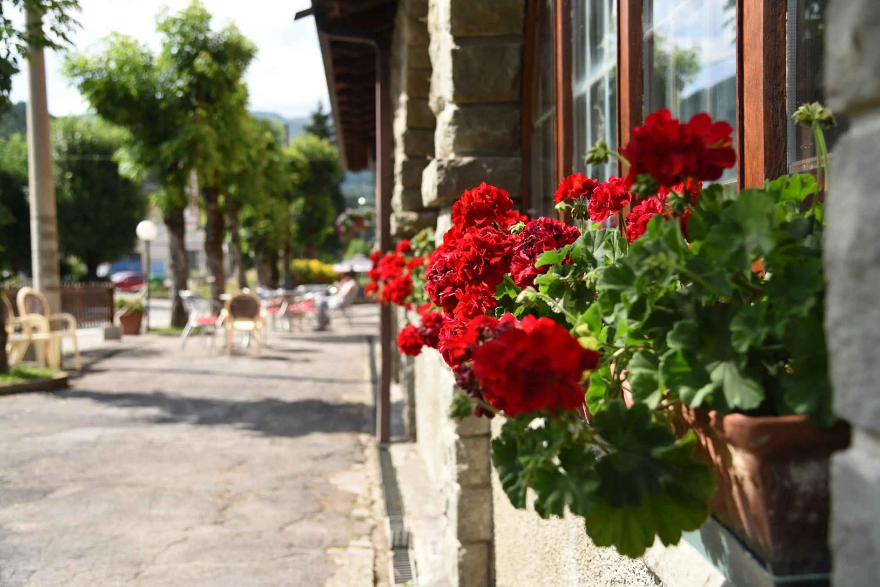 Decorative detail in Albergo Bucaneve