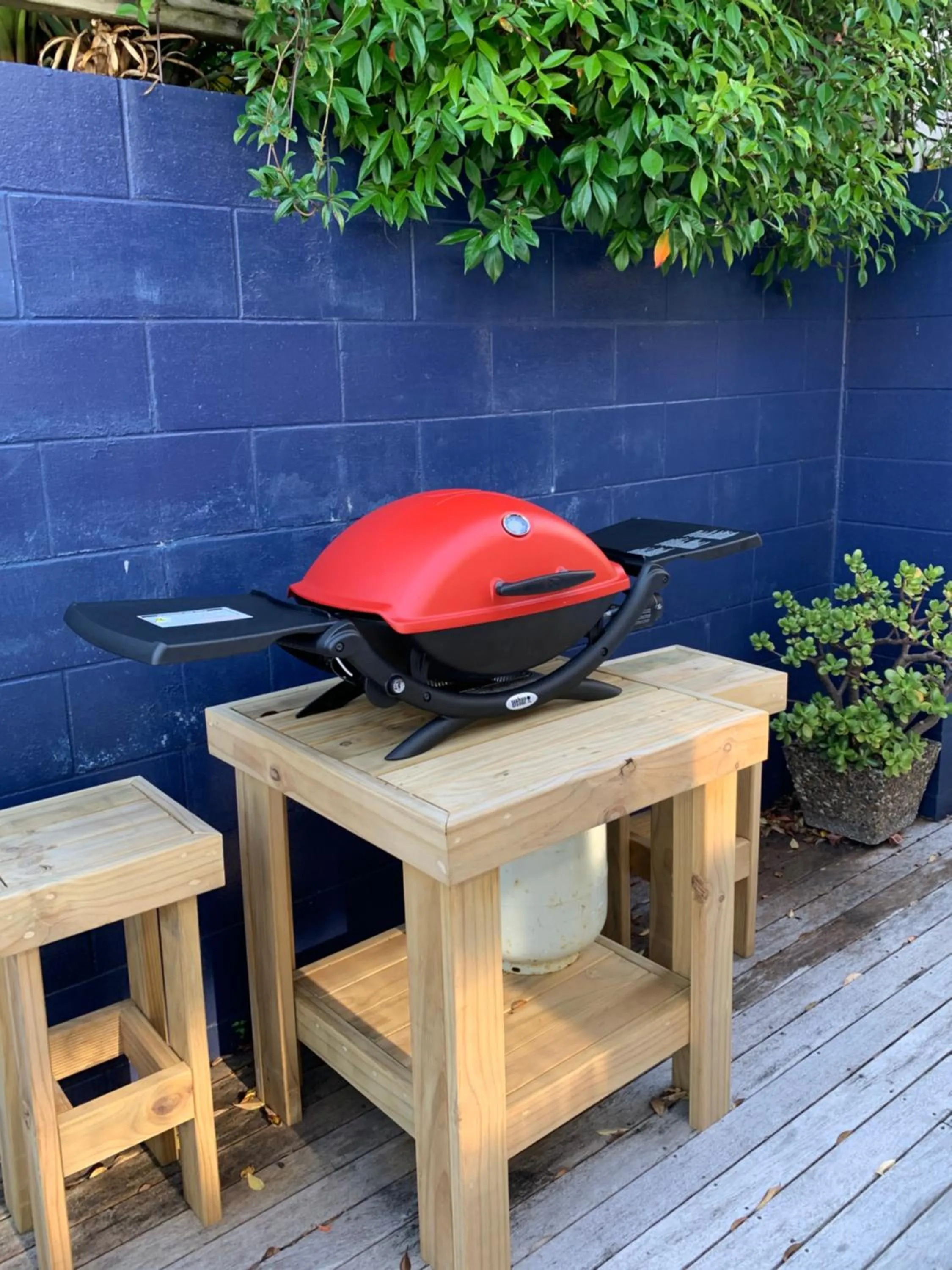 BBQ facilities in Harbour Lane Apartment