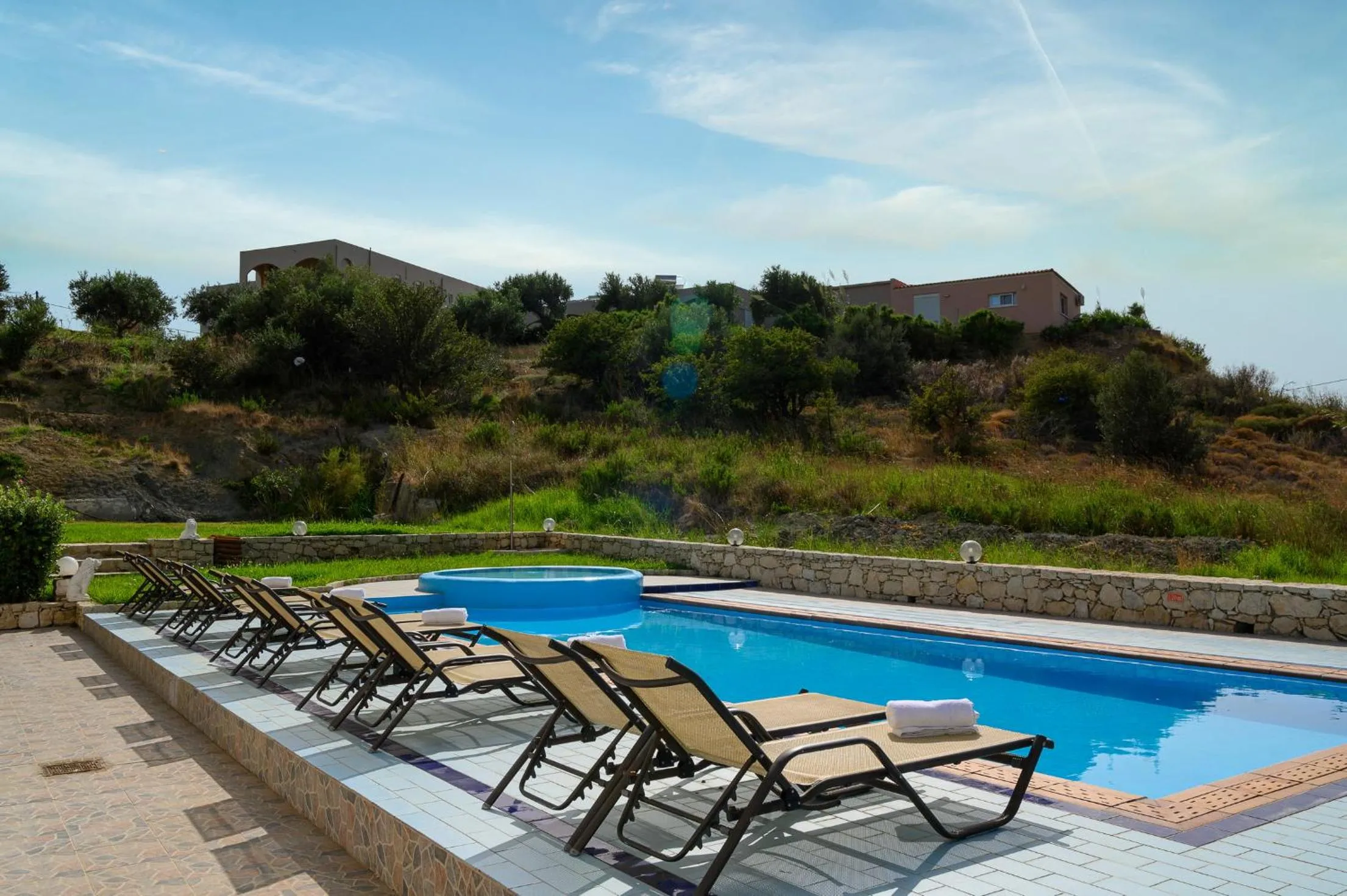 Swimming pool in Anthos Apartments