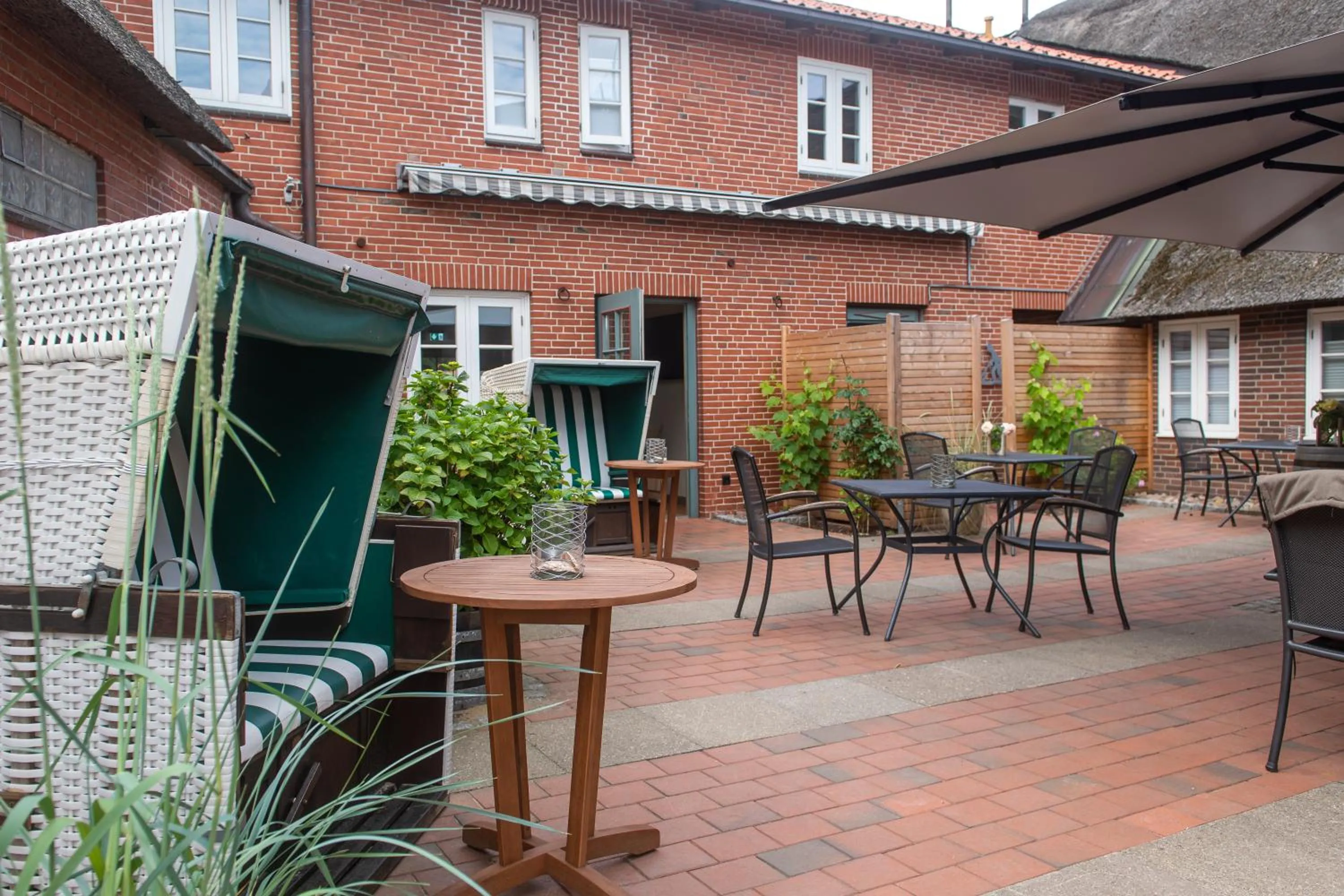 Garden view in Tetens Gasthof