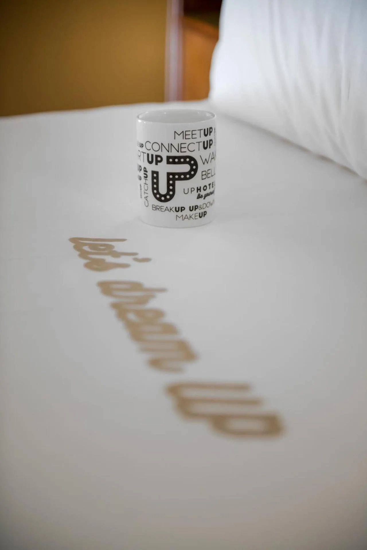 Decorative detail, Bed in Up Hotel