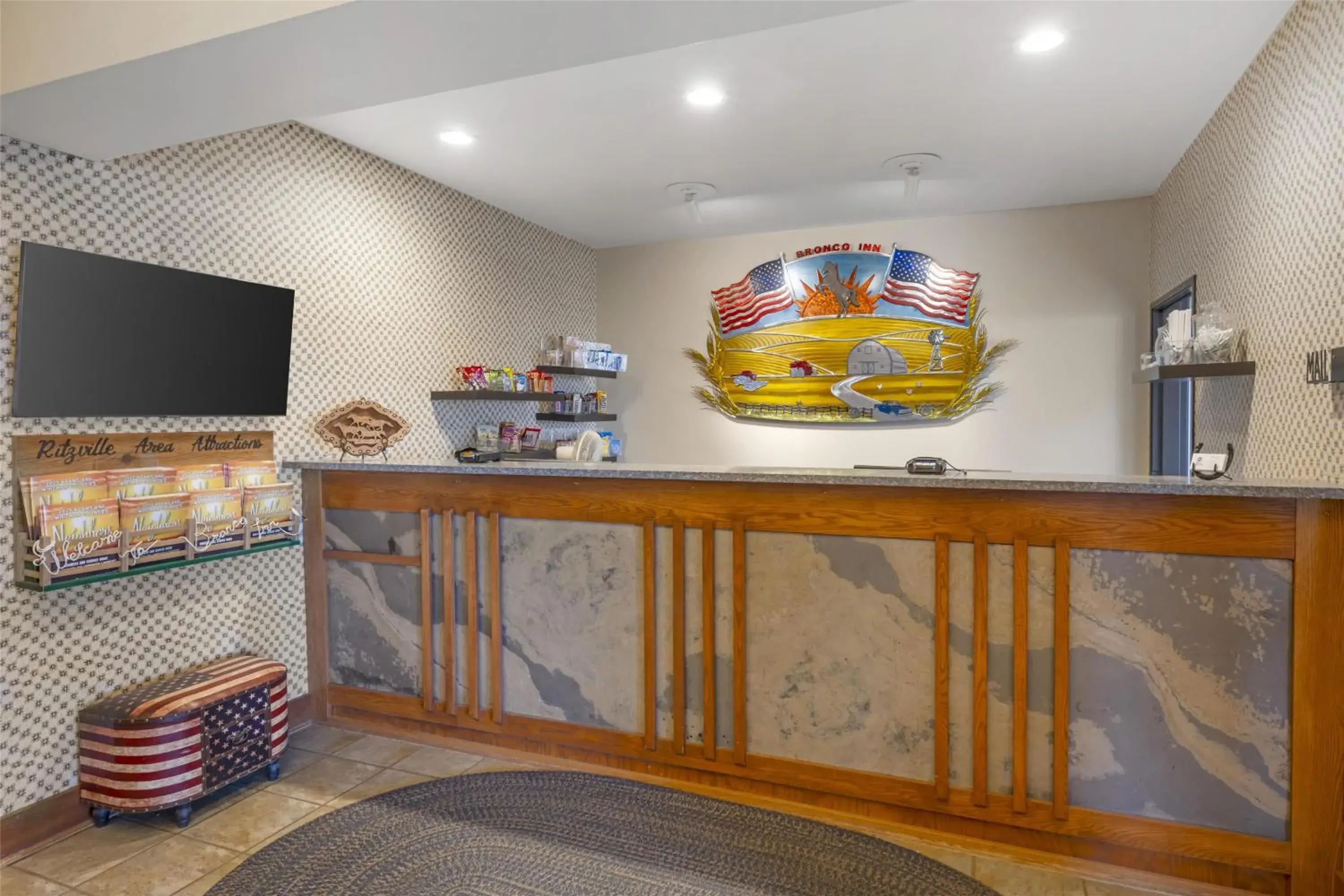 Lobby or reception in Best Western Bronco Inn Lobby or reception in Best Western Bronco Inn