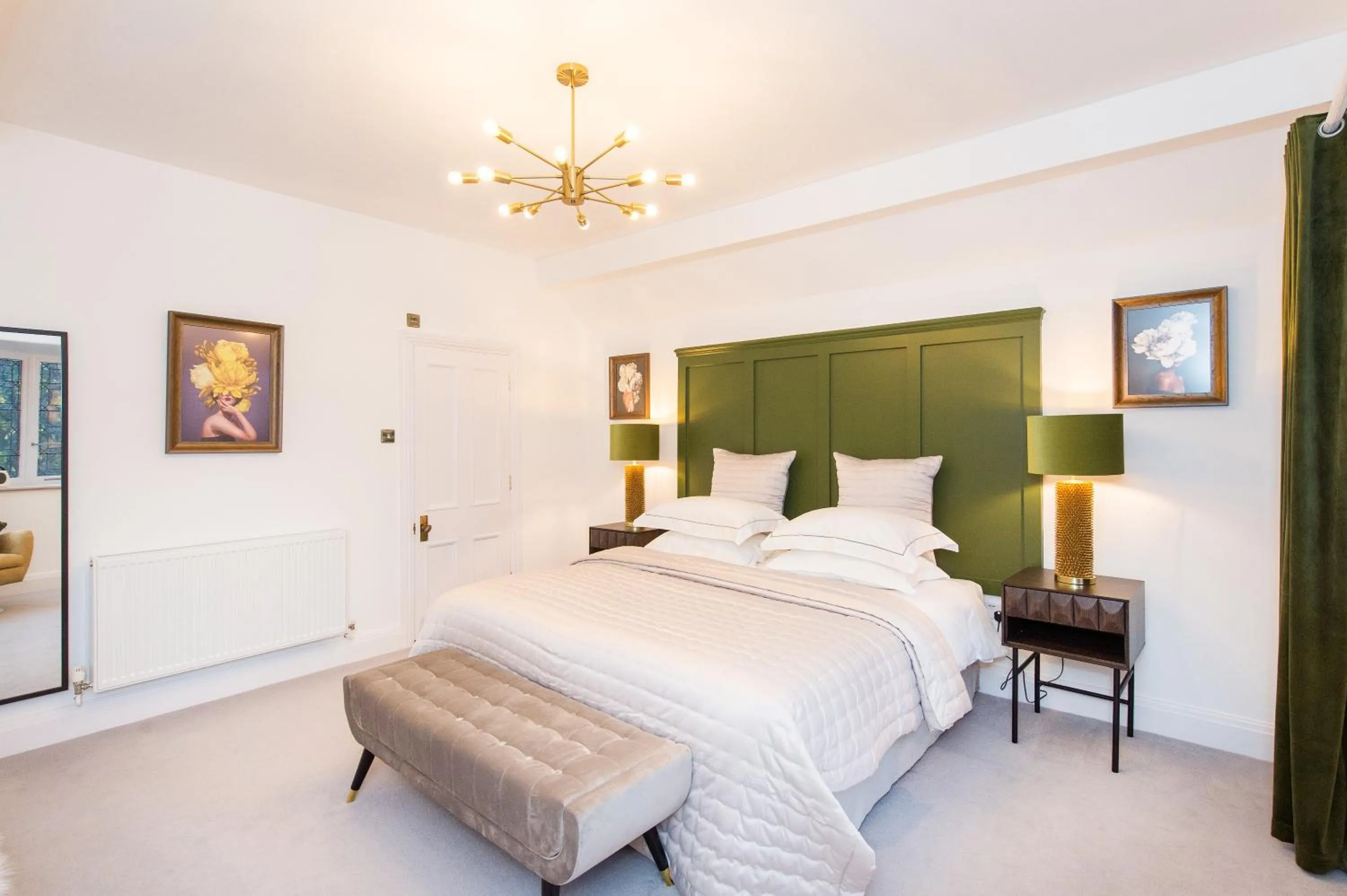 Bedroom, Bed in The Tower by Harrogate Serviced Apartments