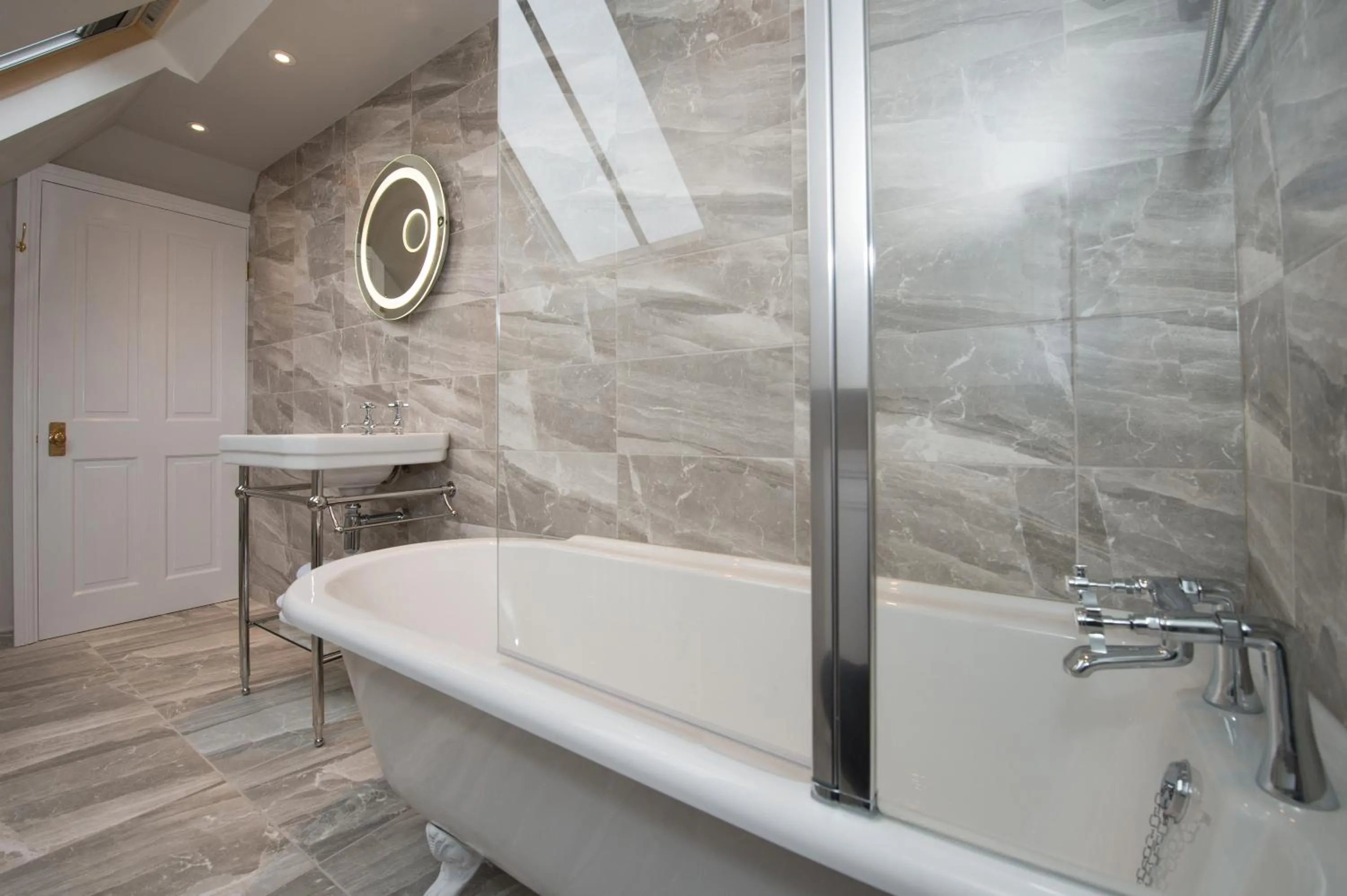 Shower in The Tower by Harrogate Serviced Apartments