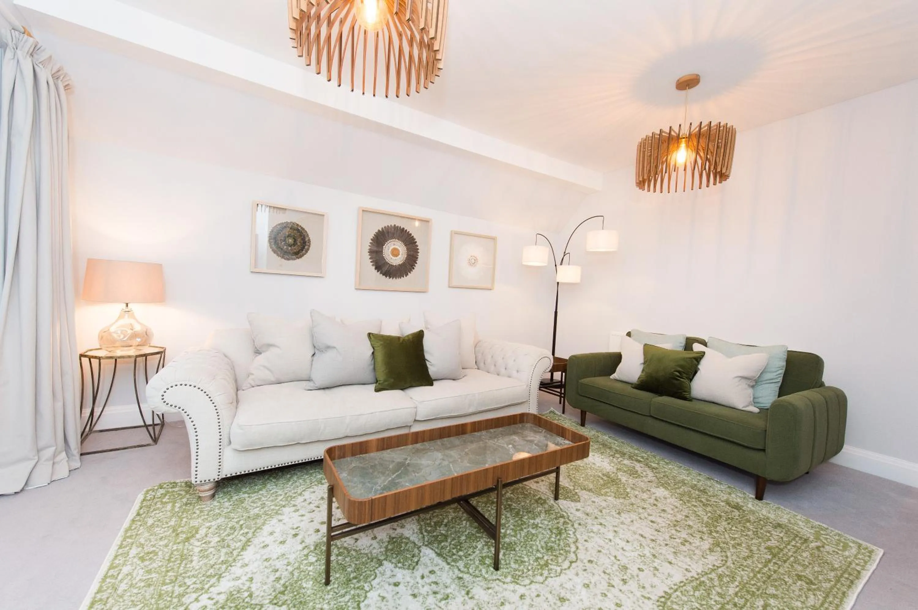 Living room in The Tower by Harrogate Serviced Apartments