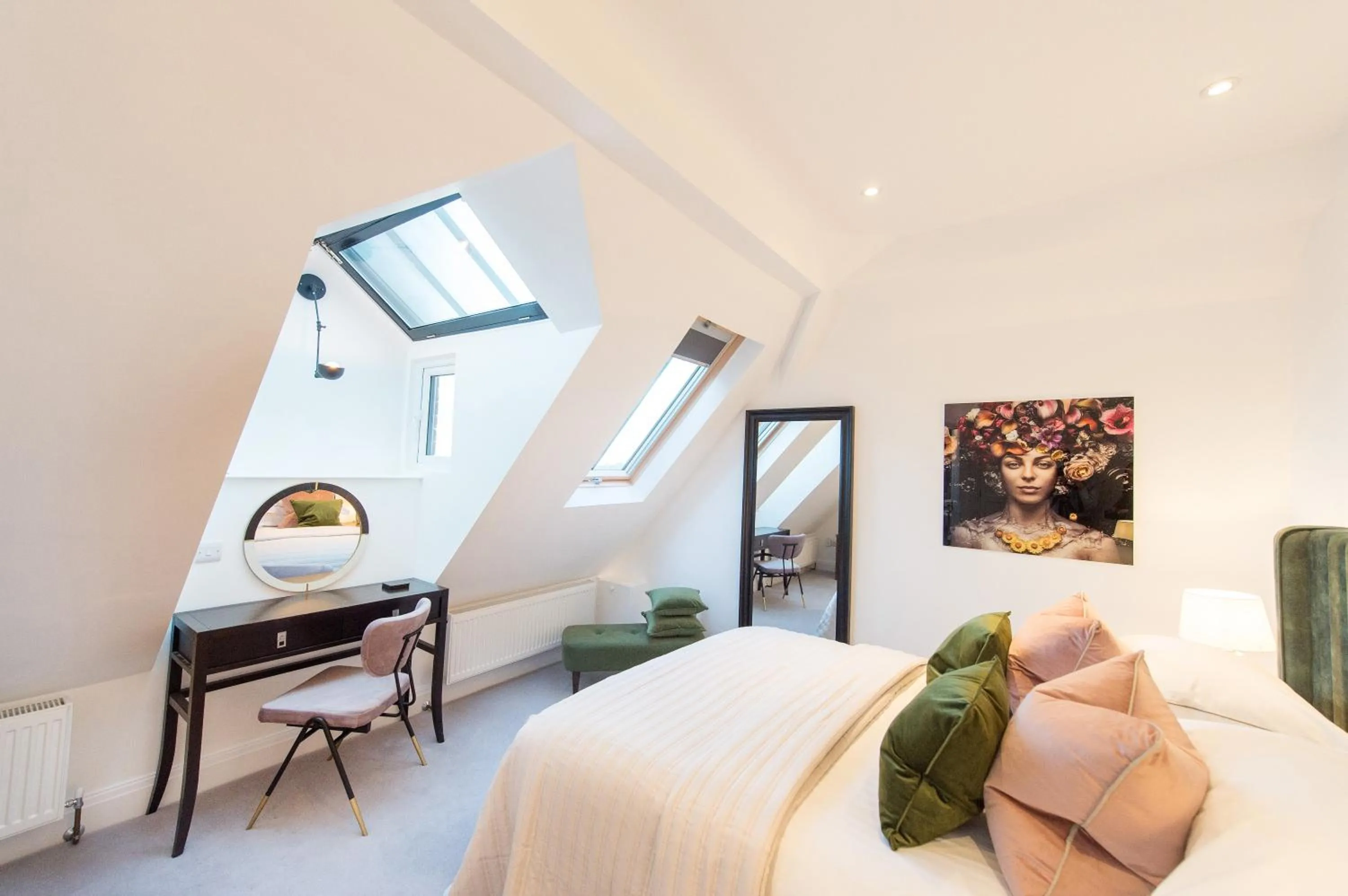 Bedroom, Bed in The Tower by Harrogate Serviced Apartments