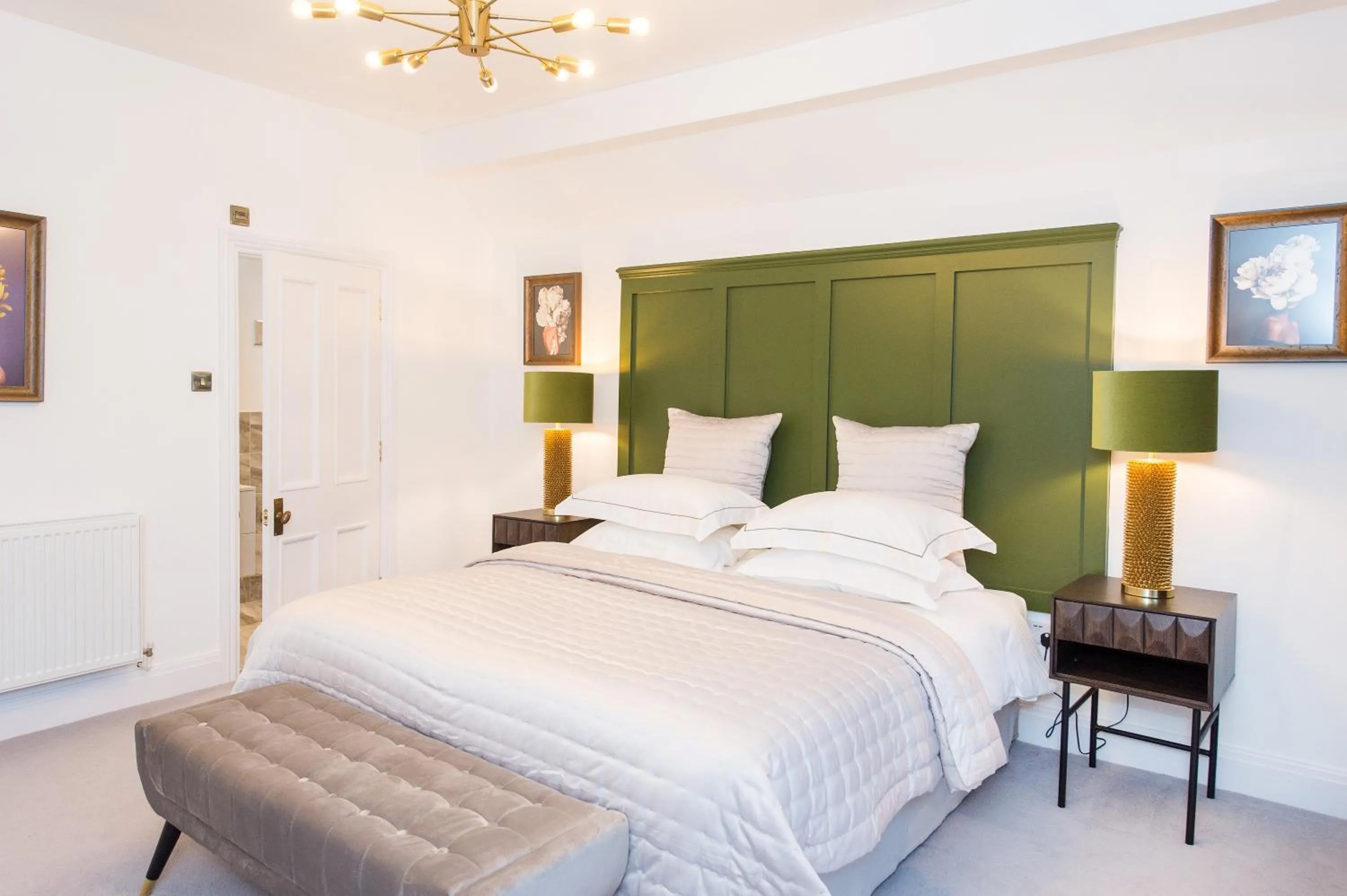 Bedroom, Bed in The Tower by Harrogate Serviced Apartments