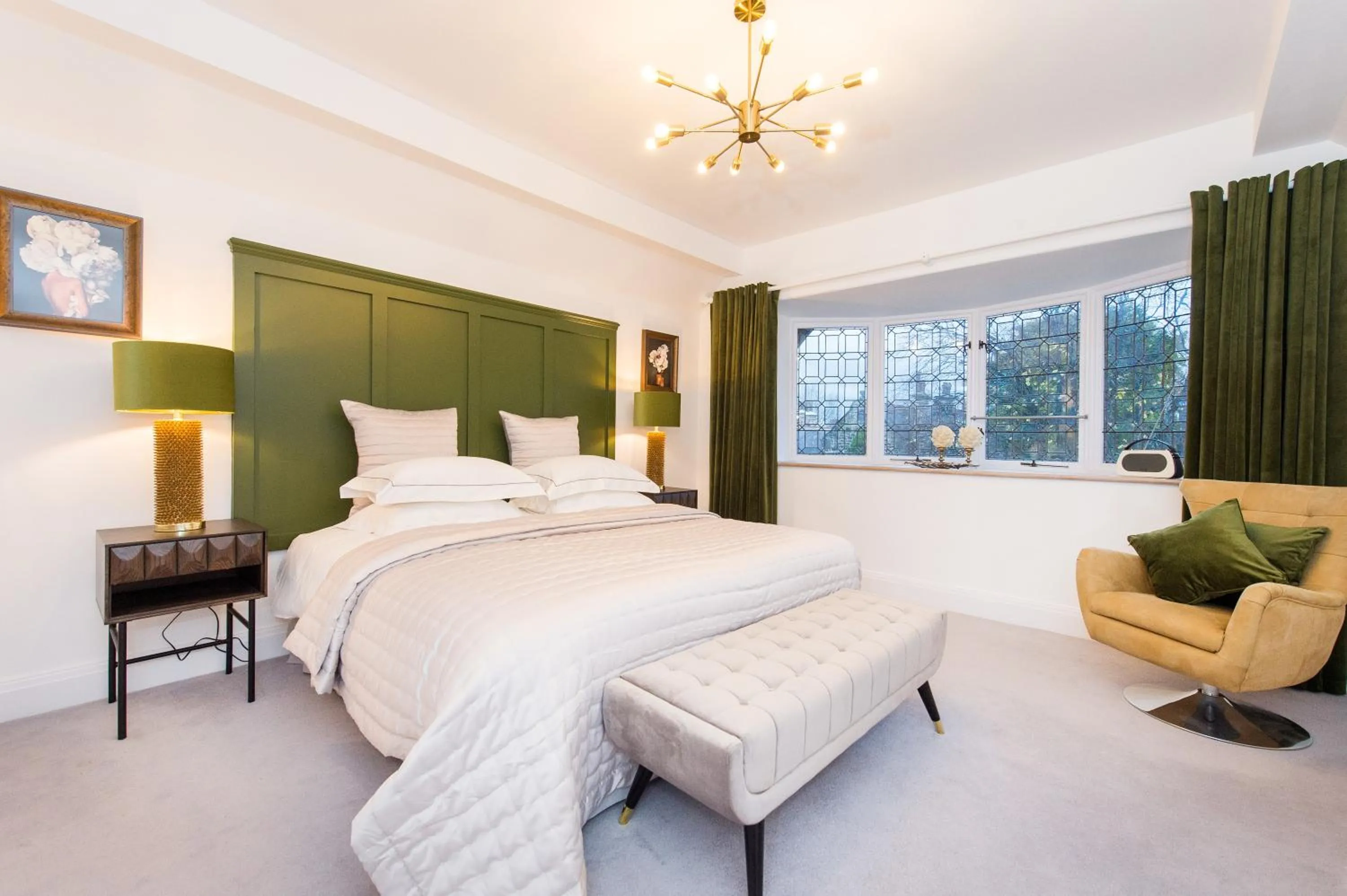 Bedroom, Bed in The Tower by Harrogate Serviced Apartments