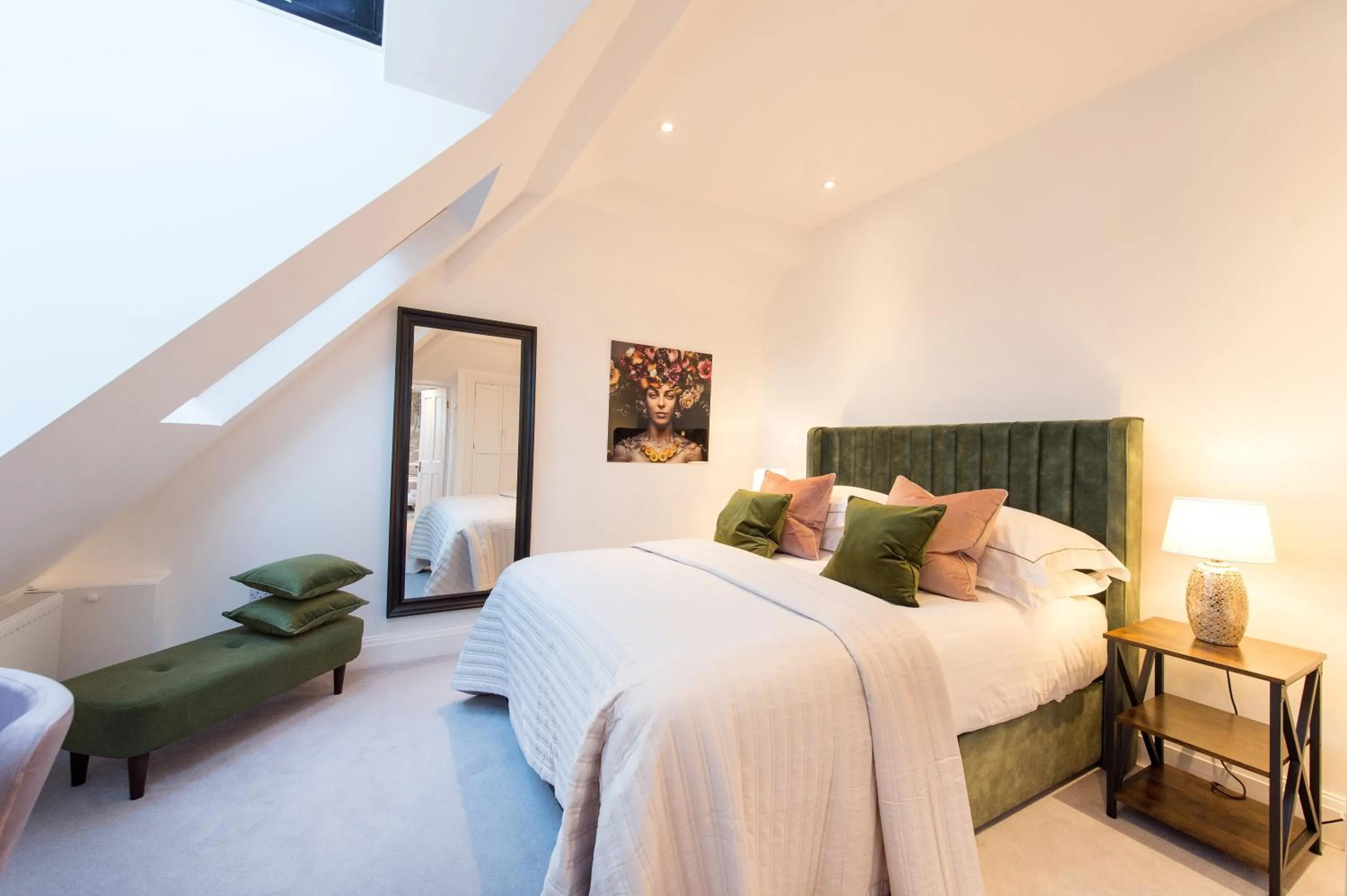 Bedroom, Bed in The Tower by Harrogate Serviced Apartments