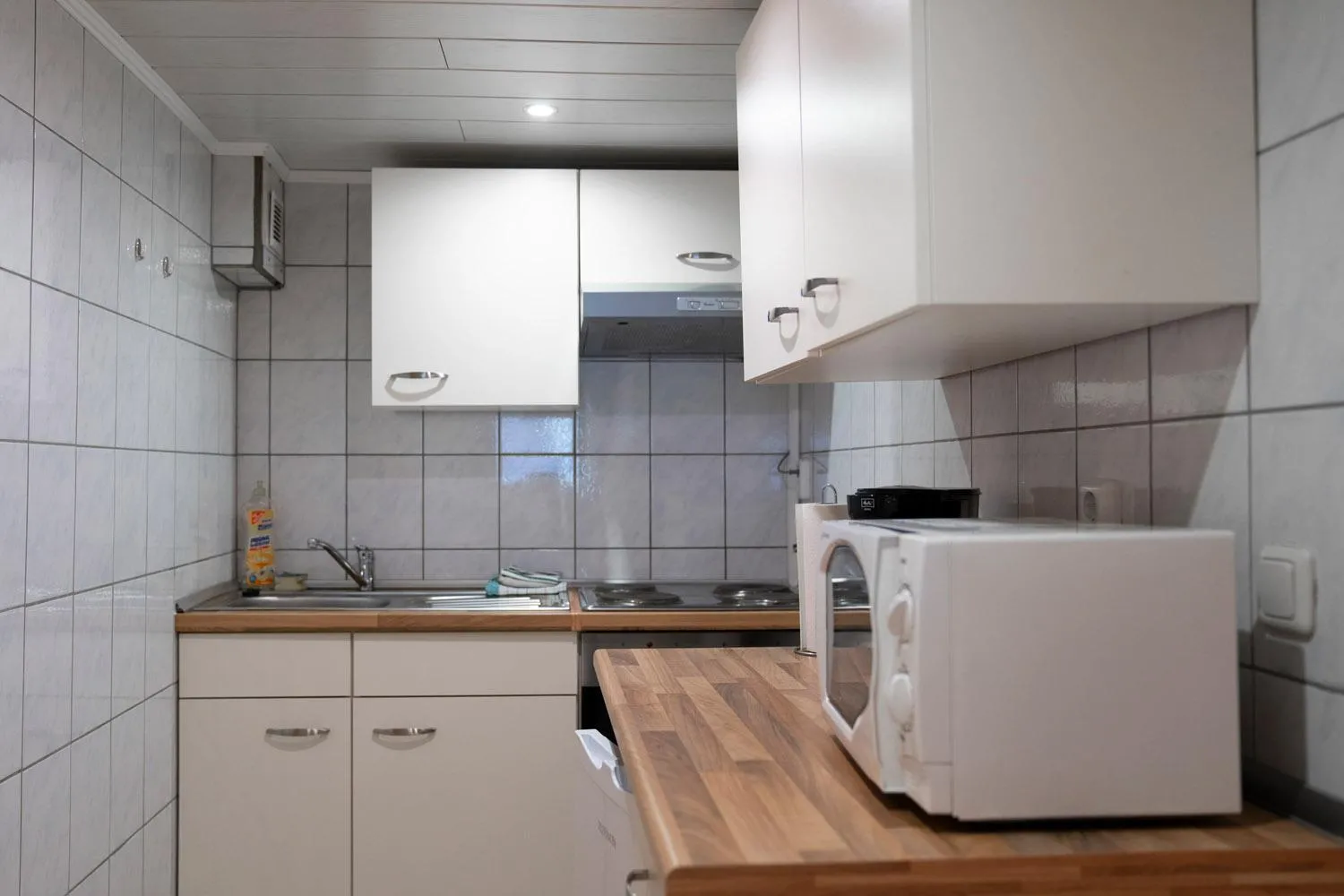 Kitchen or kitchenette in Ferienwohnung Reifberg