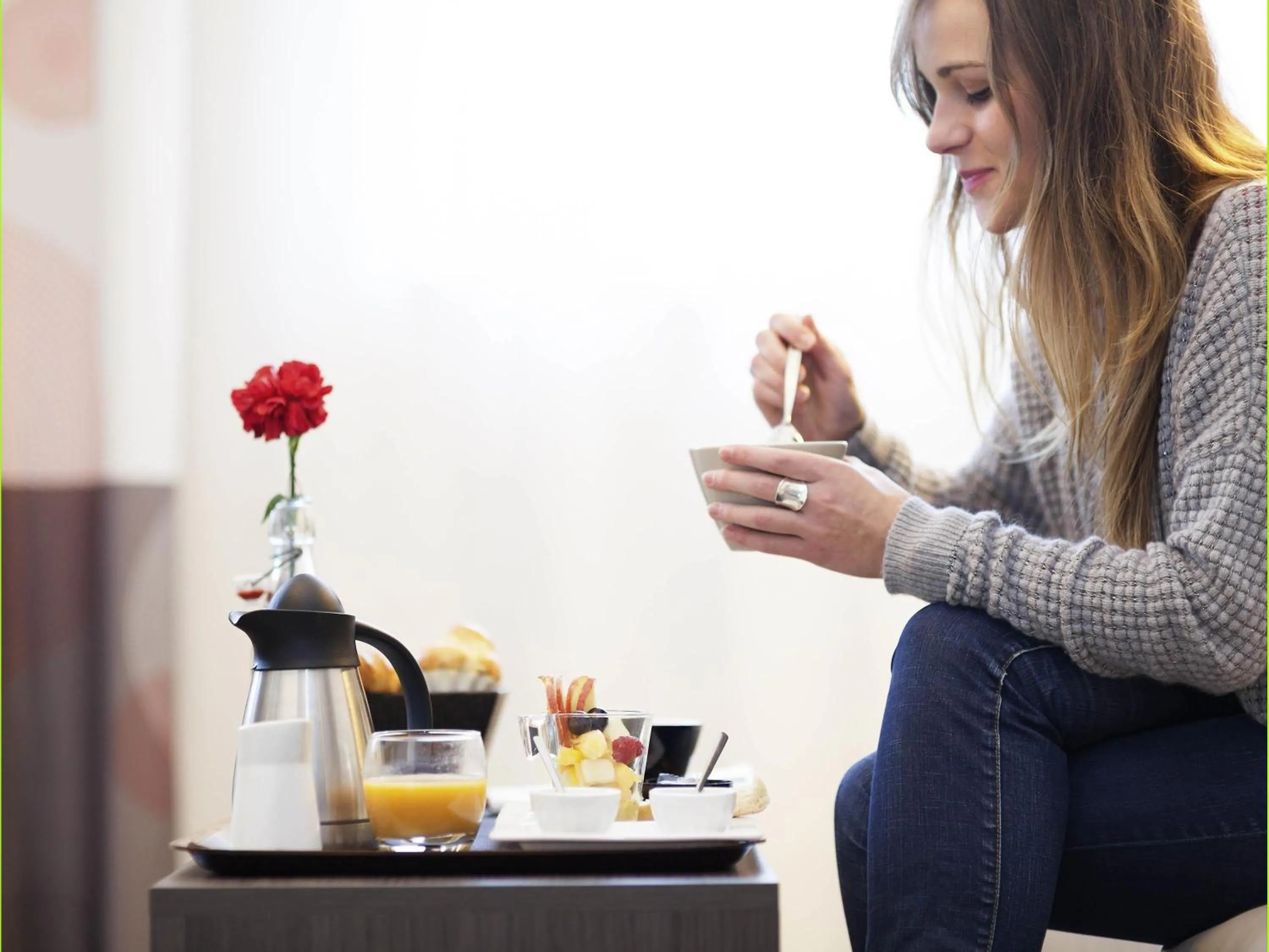 Bedroom in Novotel SPA Rennes Centre Gare