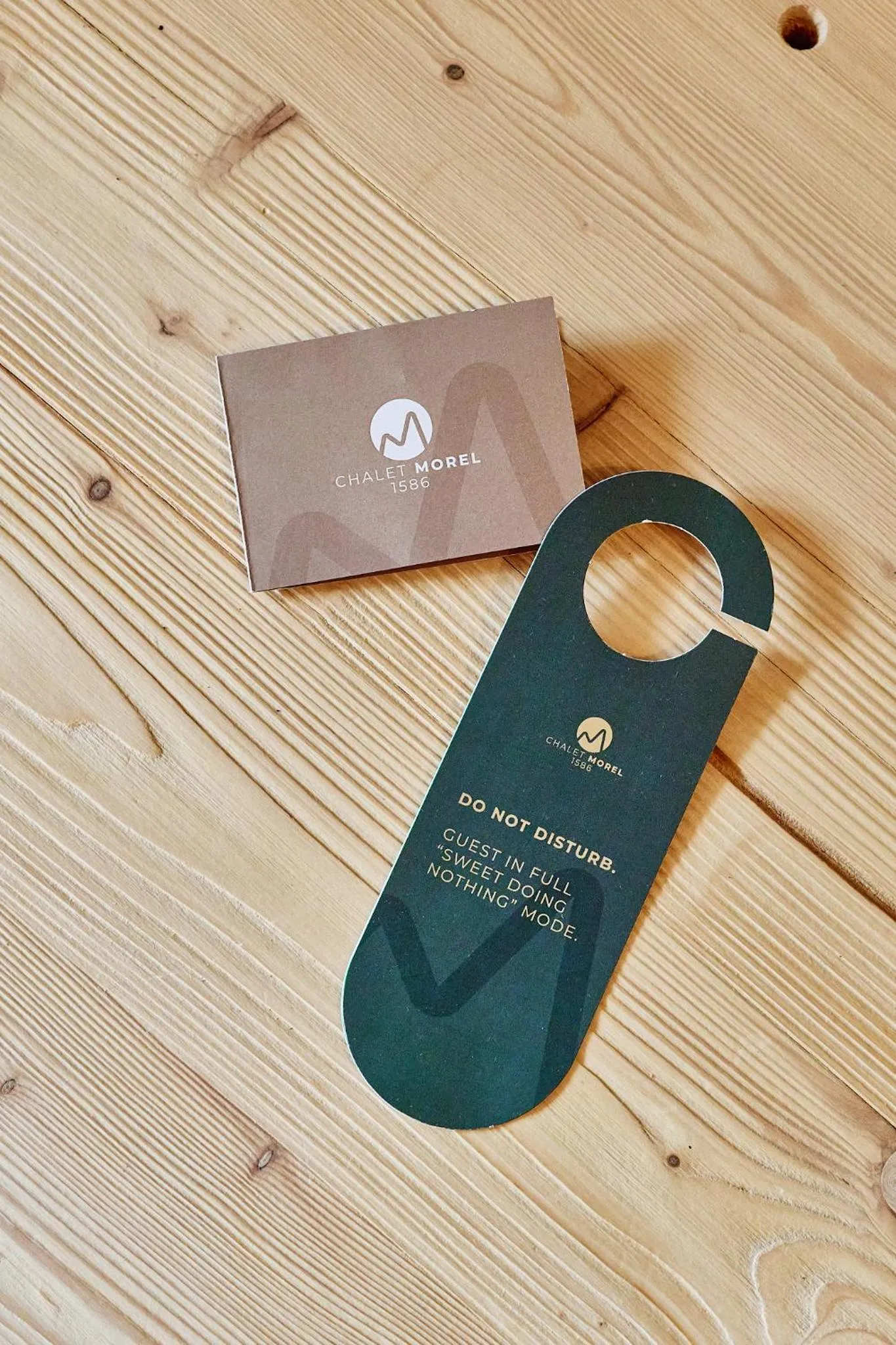 Property logo or sign in Chalet Morel 1586 Hotel & Spa