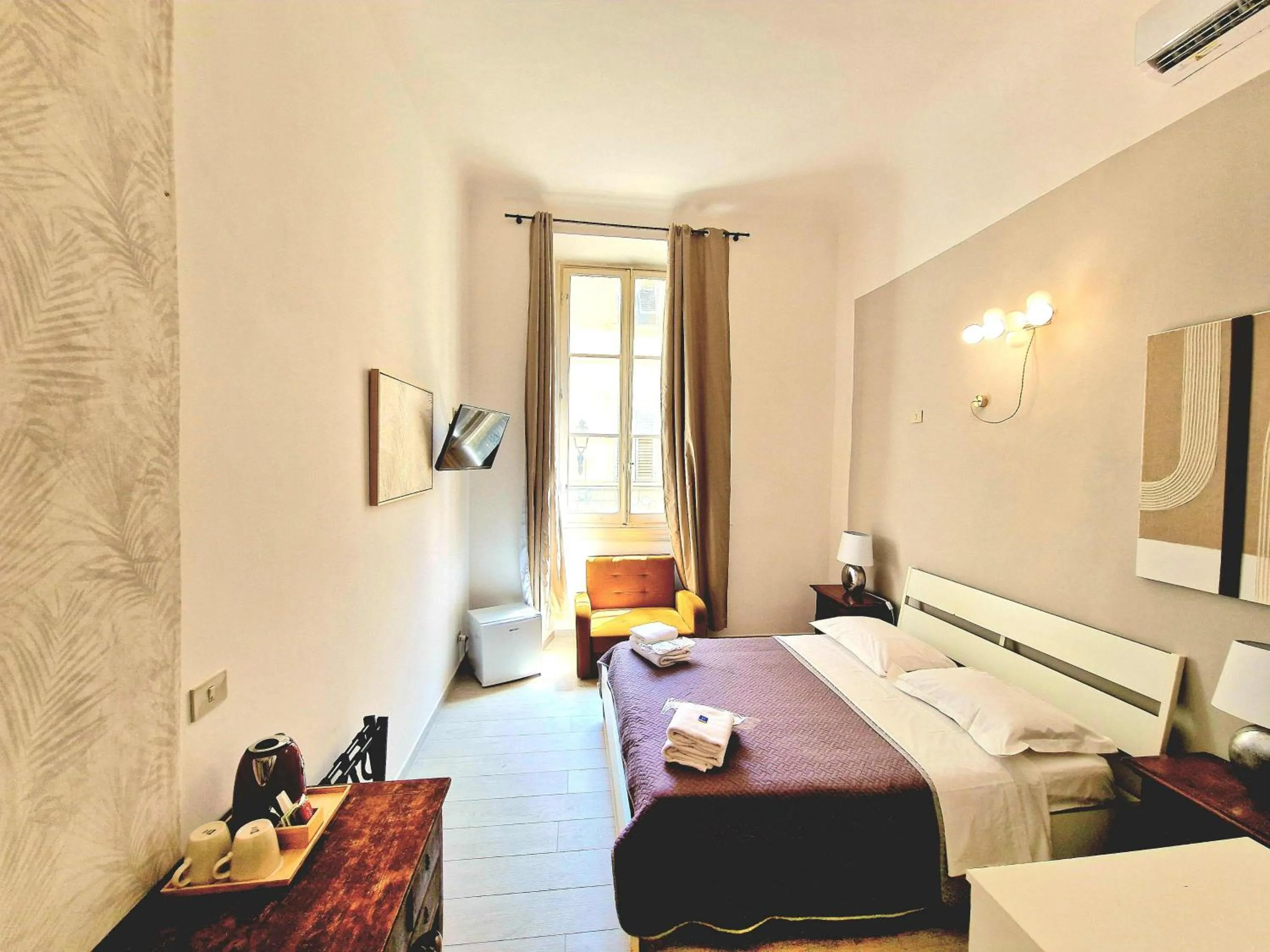 Bed in Locanda Pitti