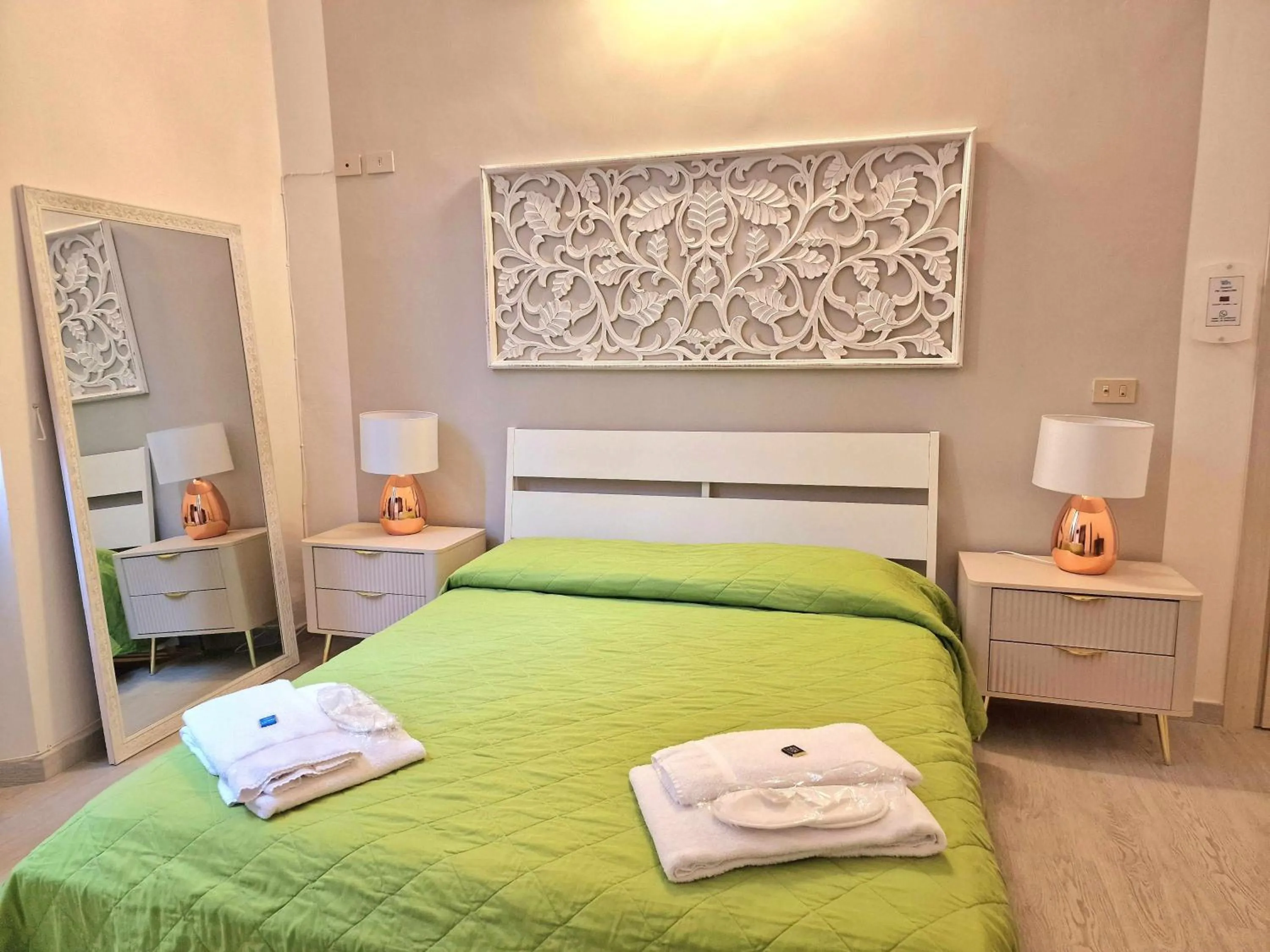 Bed in Locanda Pitti