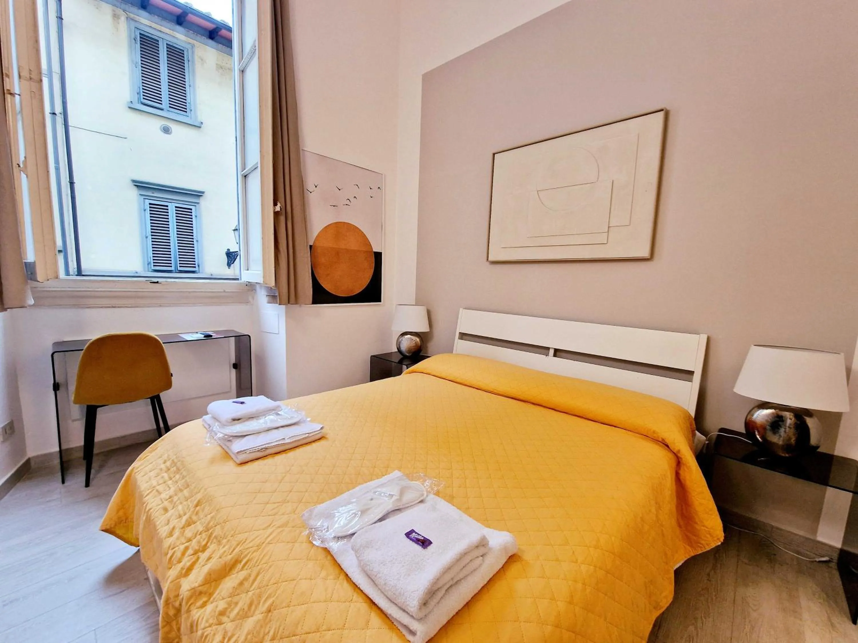 Bed in Locanda Pitti