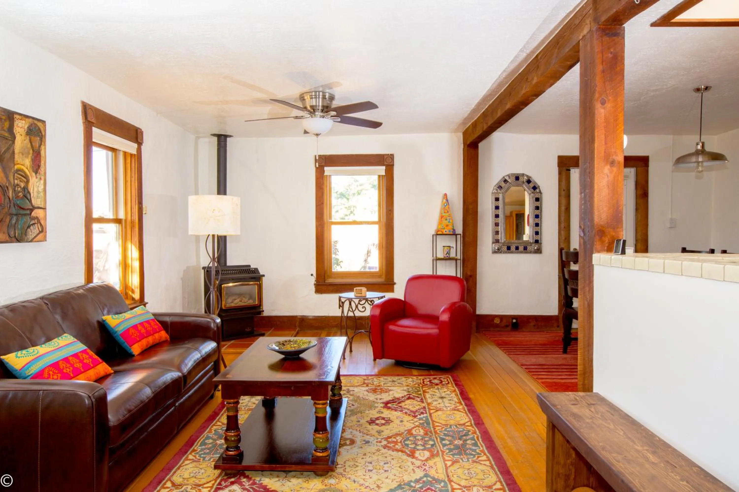 Living room in Casa La Huerta