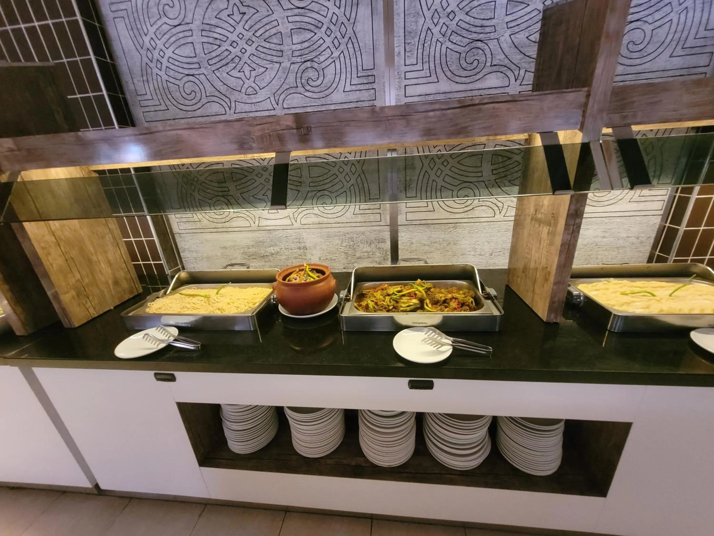 Buffet breakfast in Selinus Beach Club Hotel