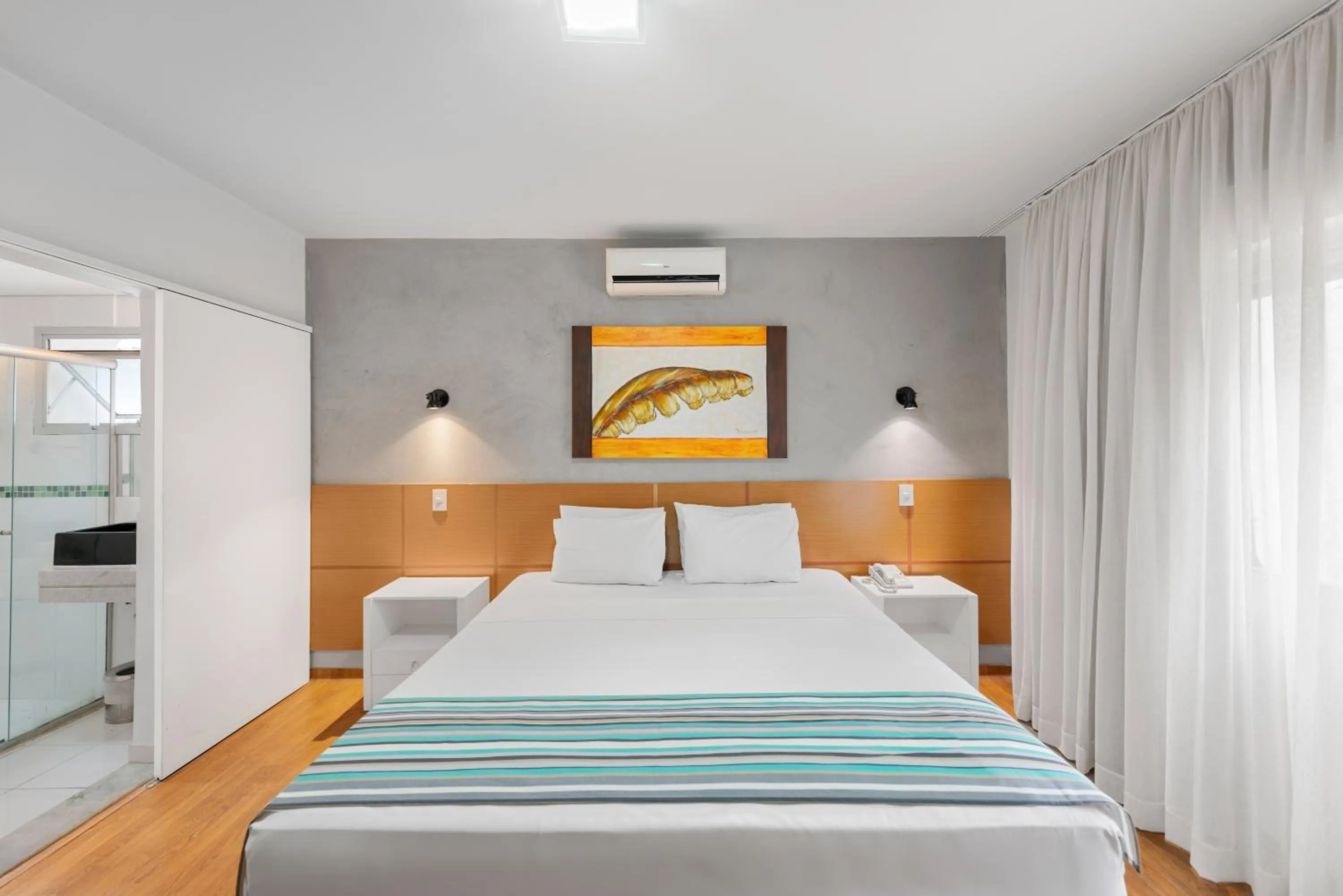 Bed in Capcana Hotel Jardins