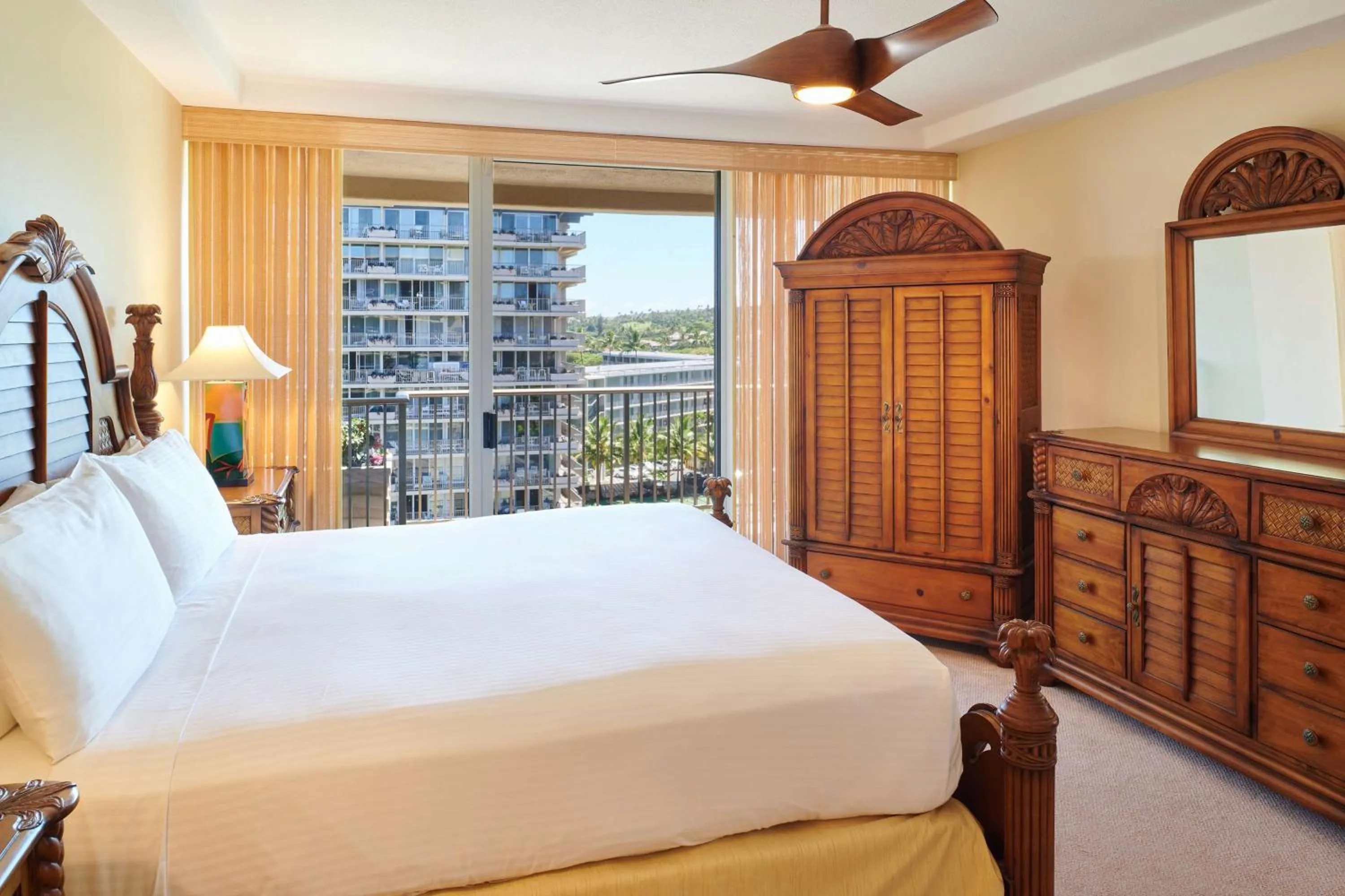 Bed in Aston at The Whaler on Kaanapali Beach