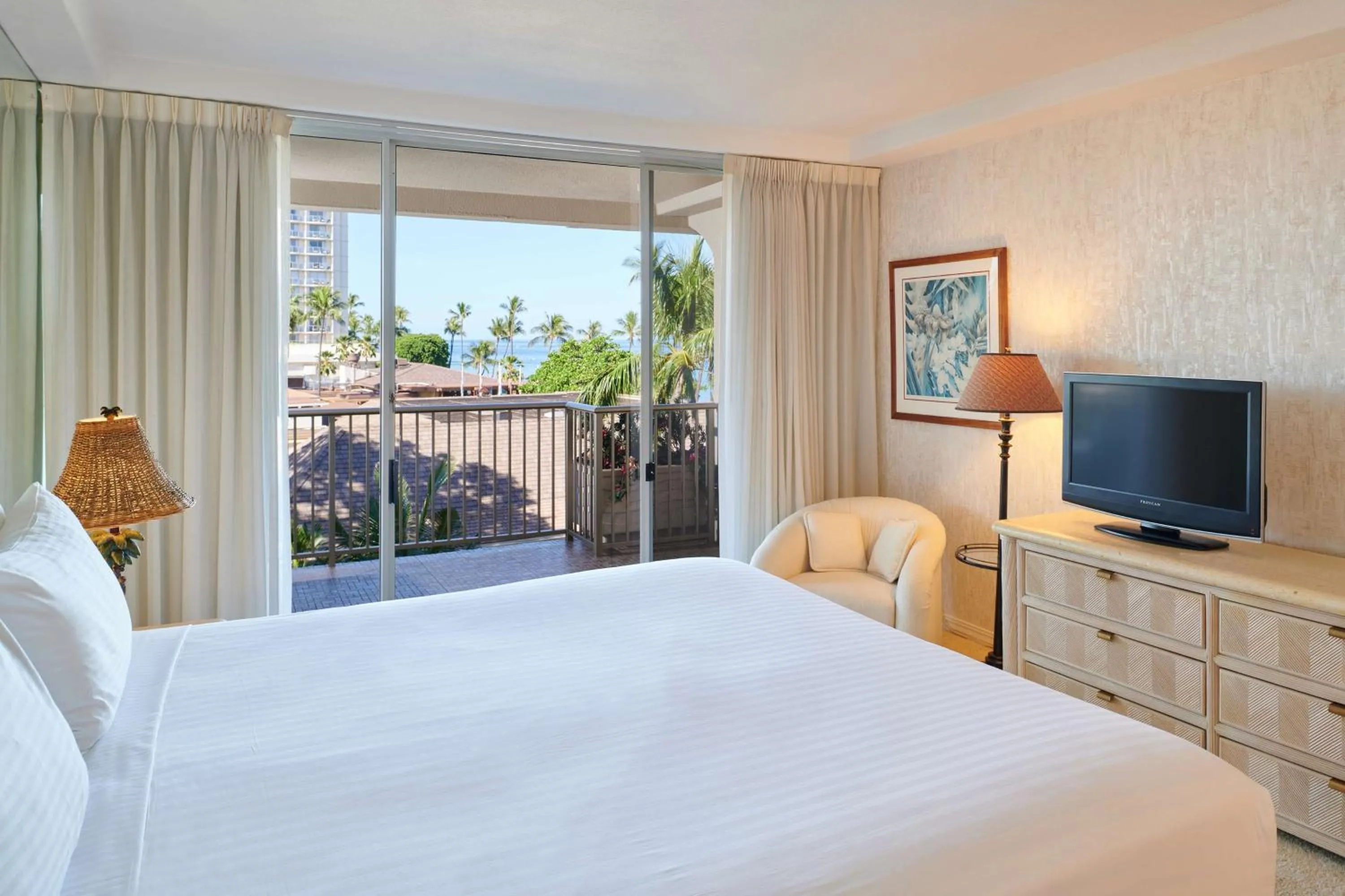 Bed in Aston at The Whaler on Kaanapali Beach