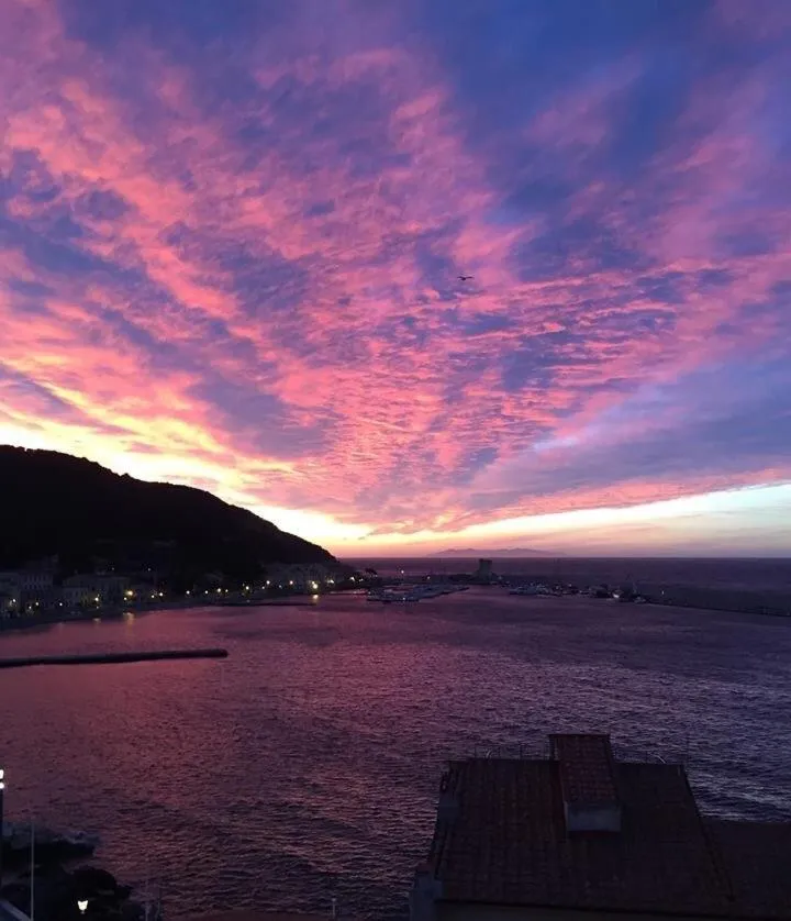 Sunset in Hotel Marinella