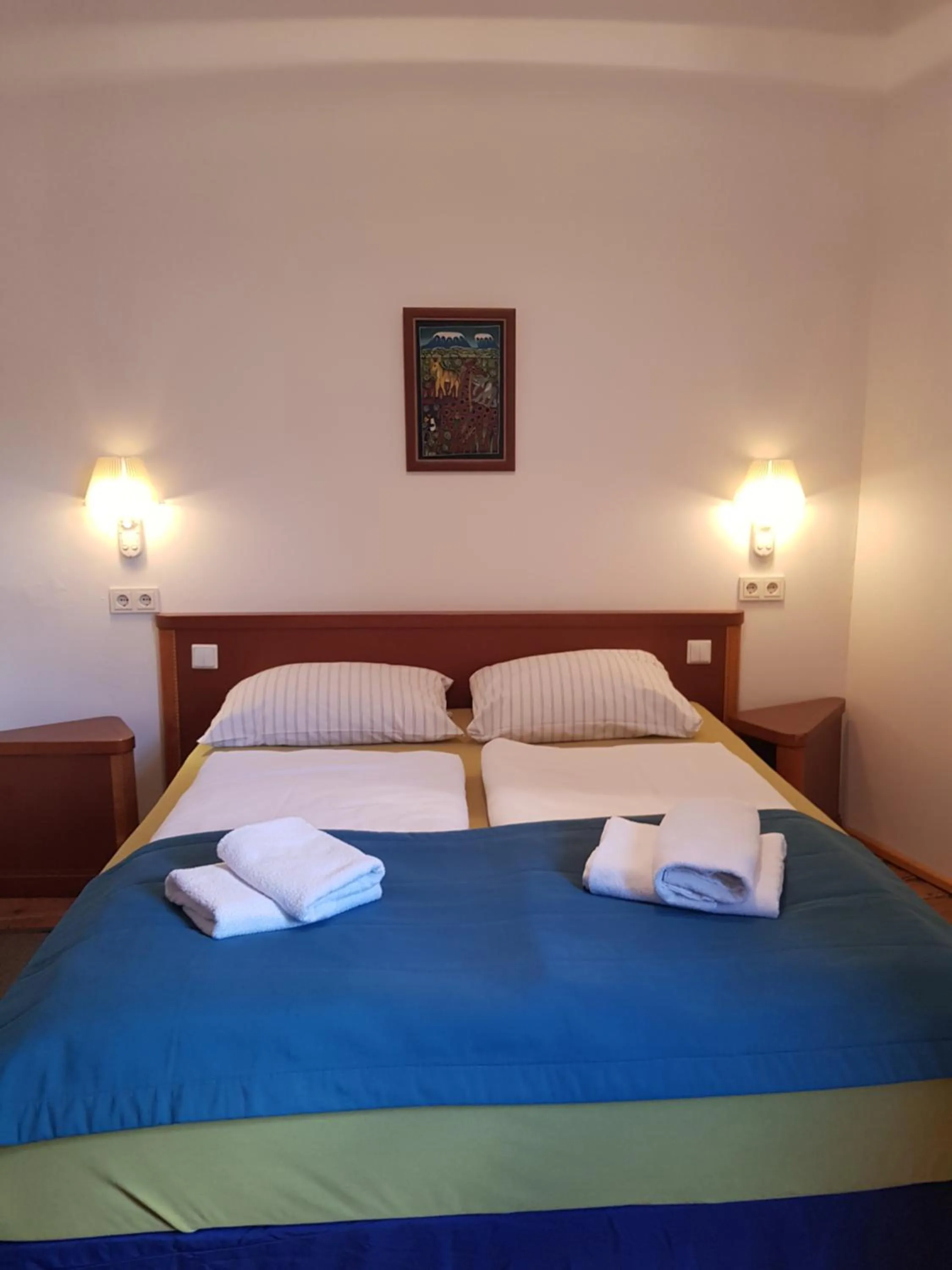 Bed in Hotel Restaurant Toscana Naumburg