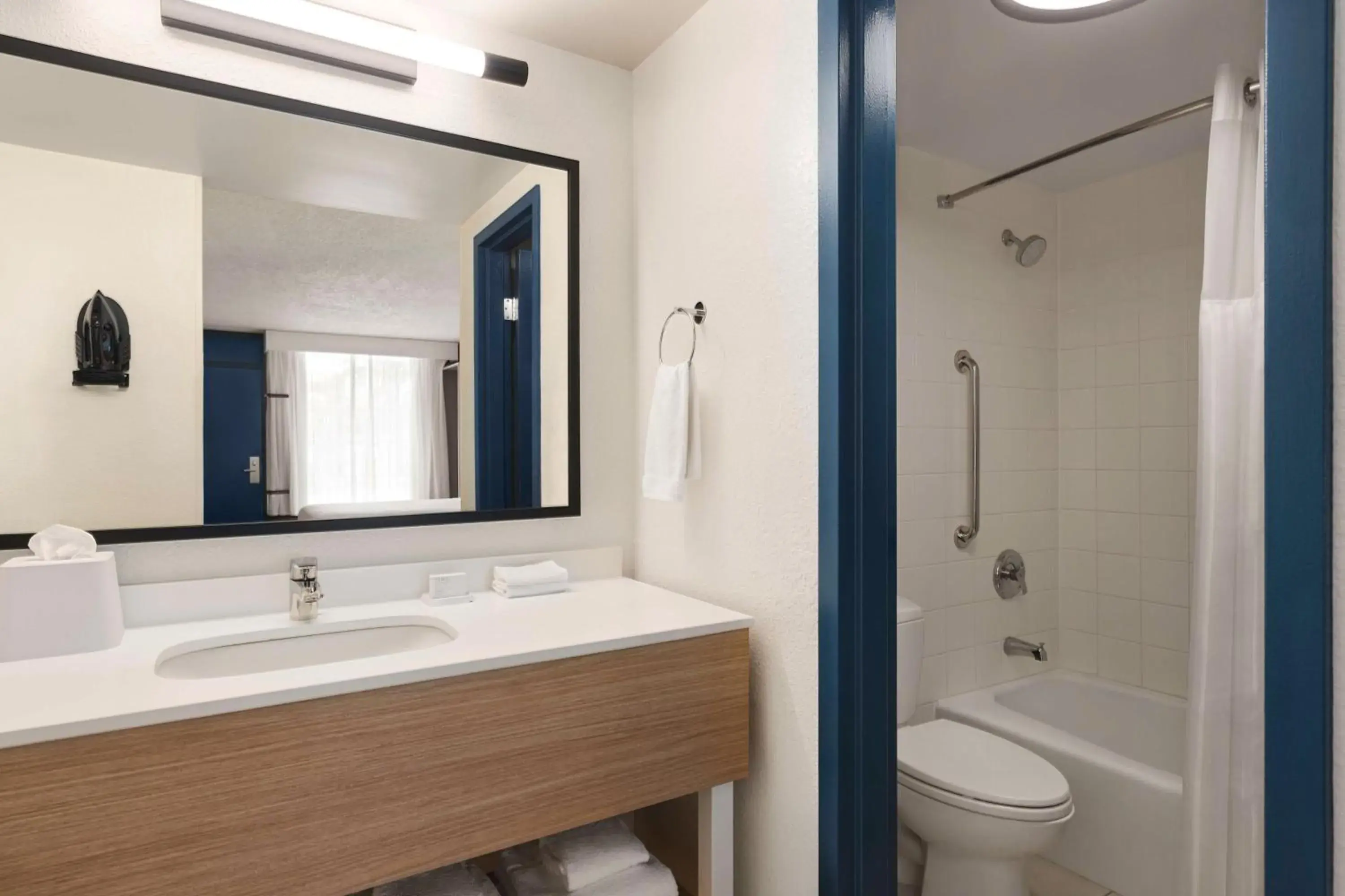 Bathroom in Spark by Hilton Sarasota Siesta Key Gateway Bathroom in Spark by Hilton Sarasota Siesta Key Gateway