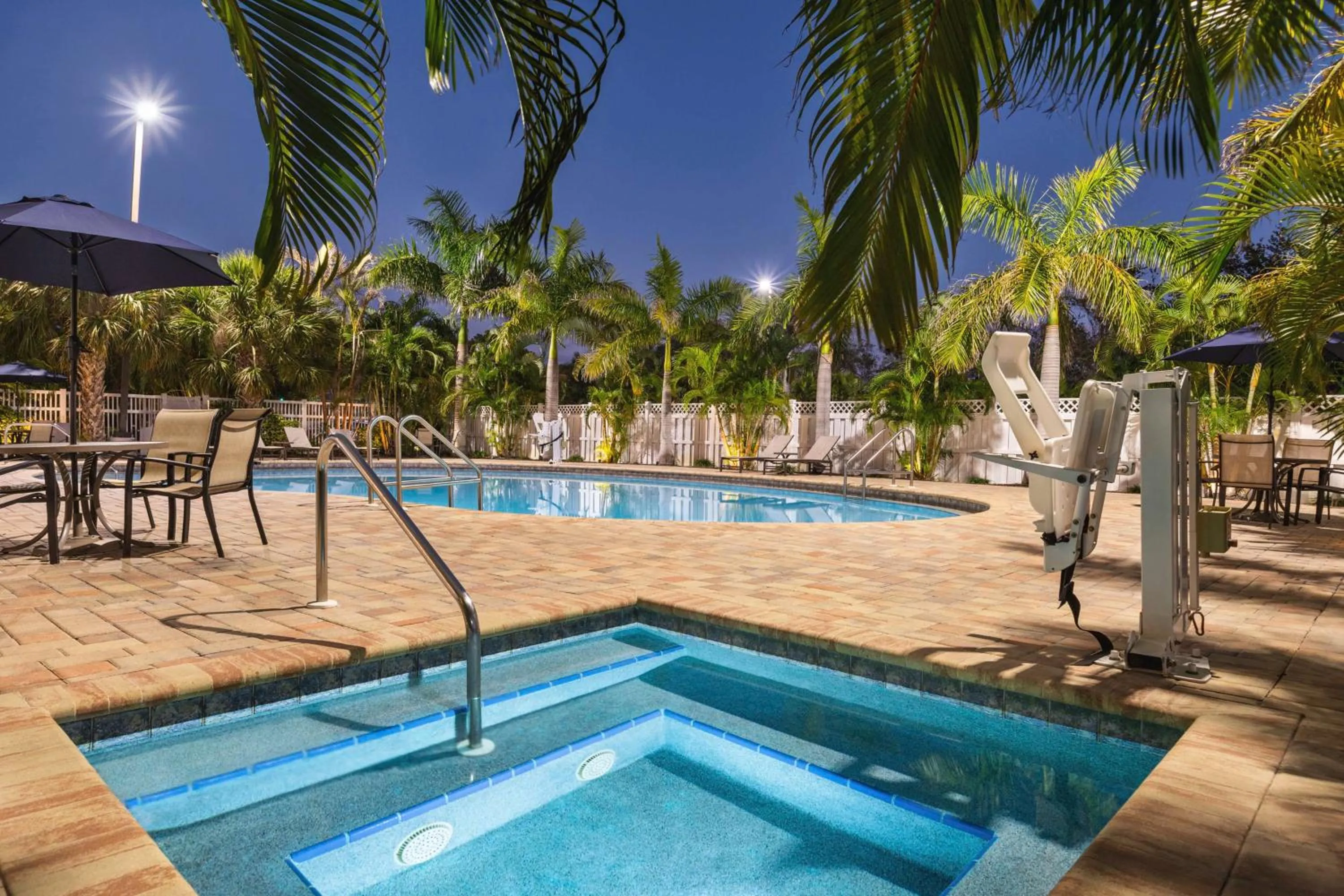 Pool view in Spark by Hilton Sarasota Siesta Key Gateway