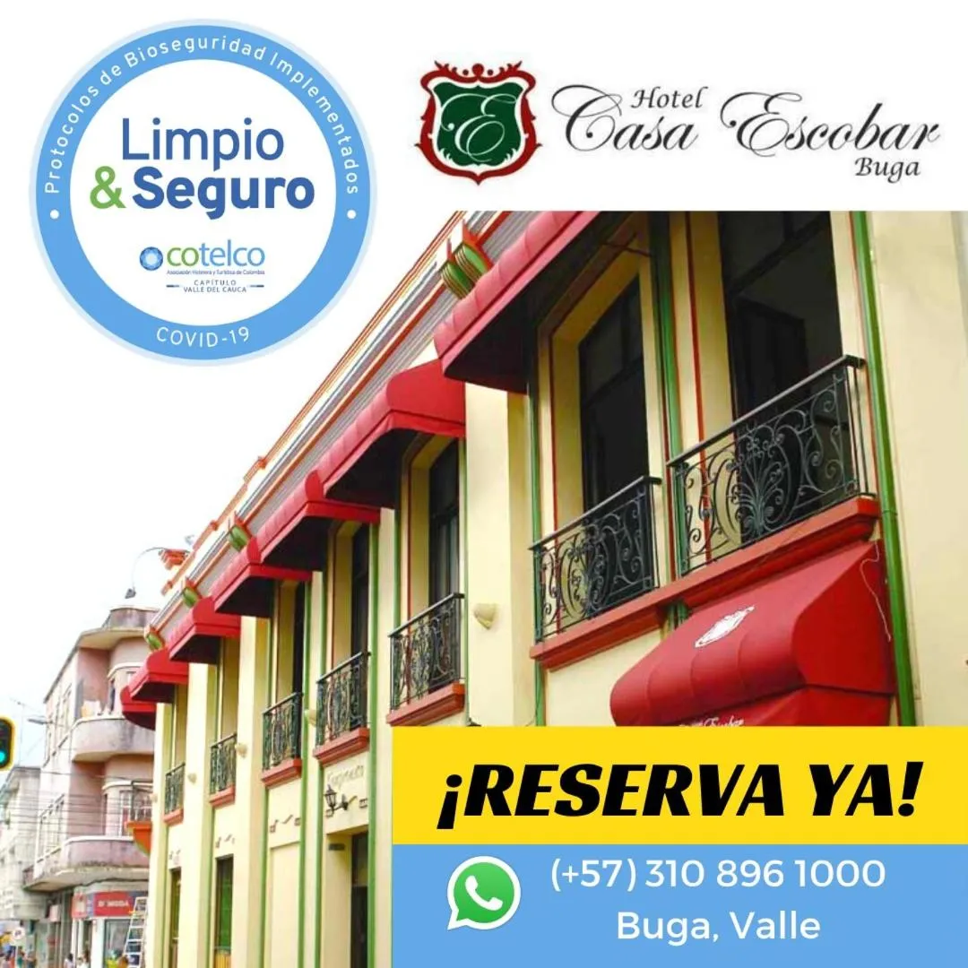 Facade/entrance in Casa Escobar Buga