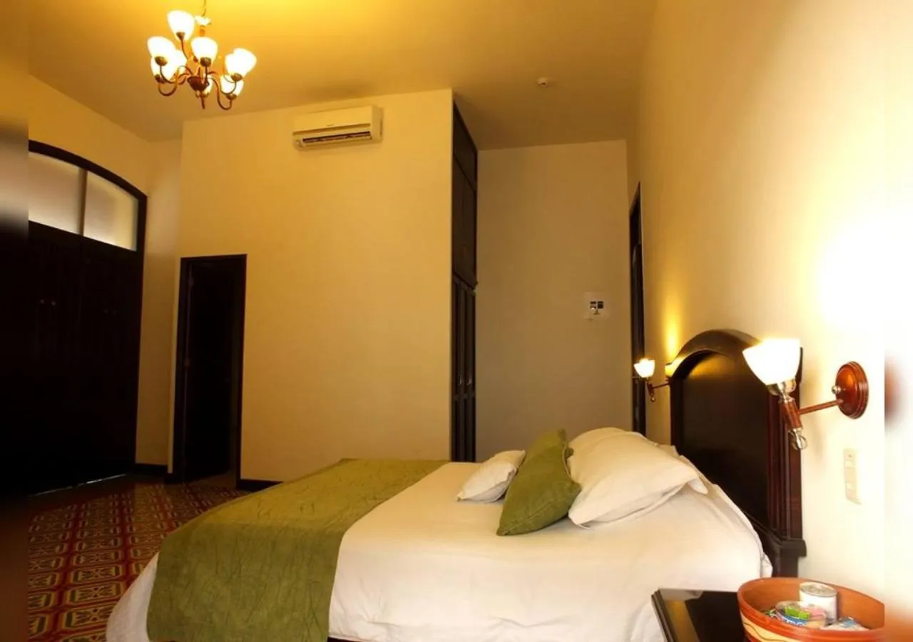 Decorative detail, Bed in Casa Escobar Buga