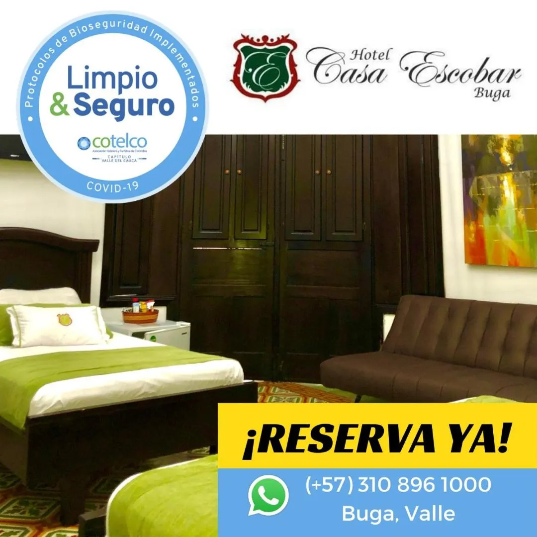 Photo of the whole room in Casa Escobar Buga