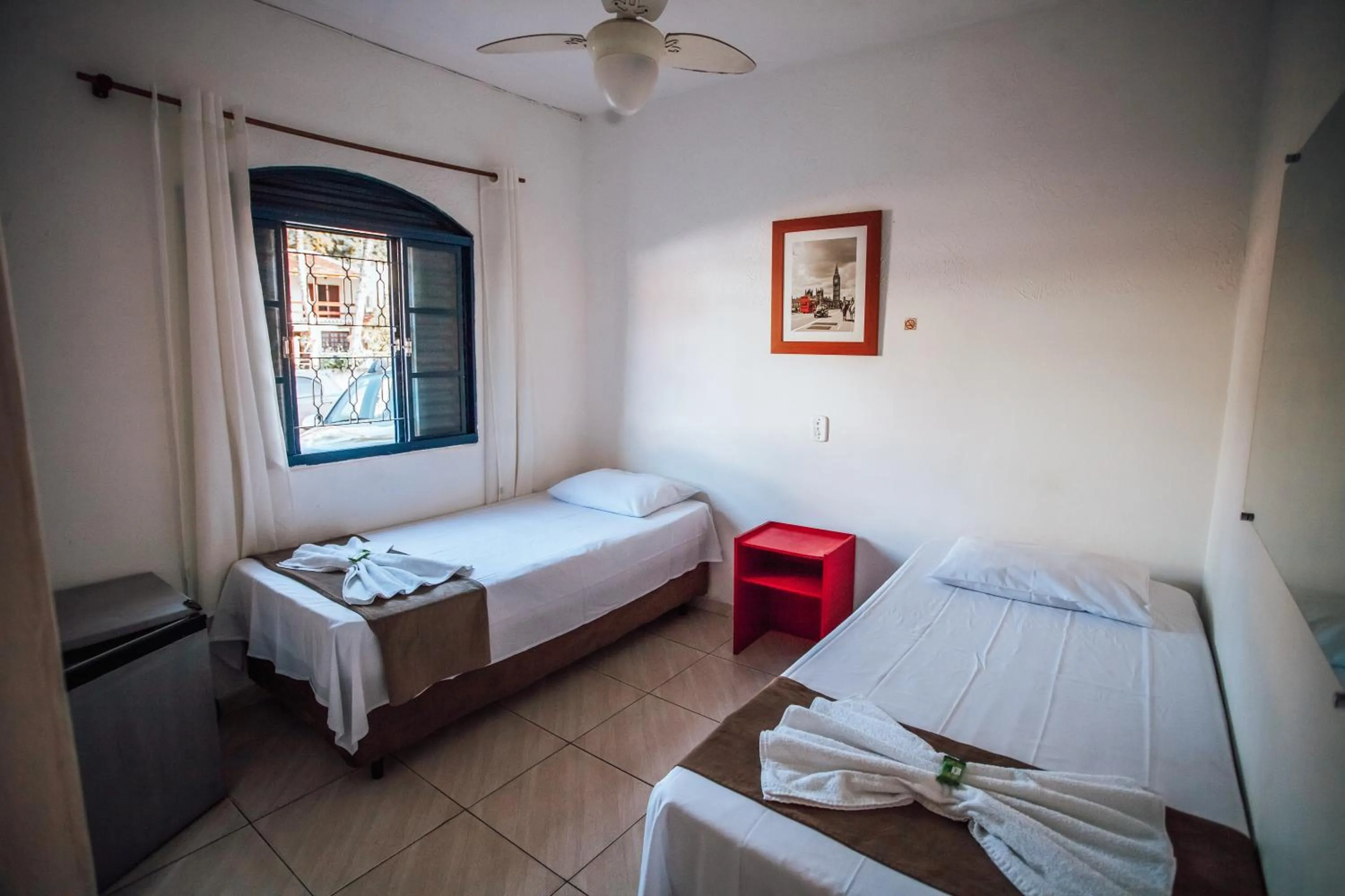 Bed in Pousada Rafimar