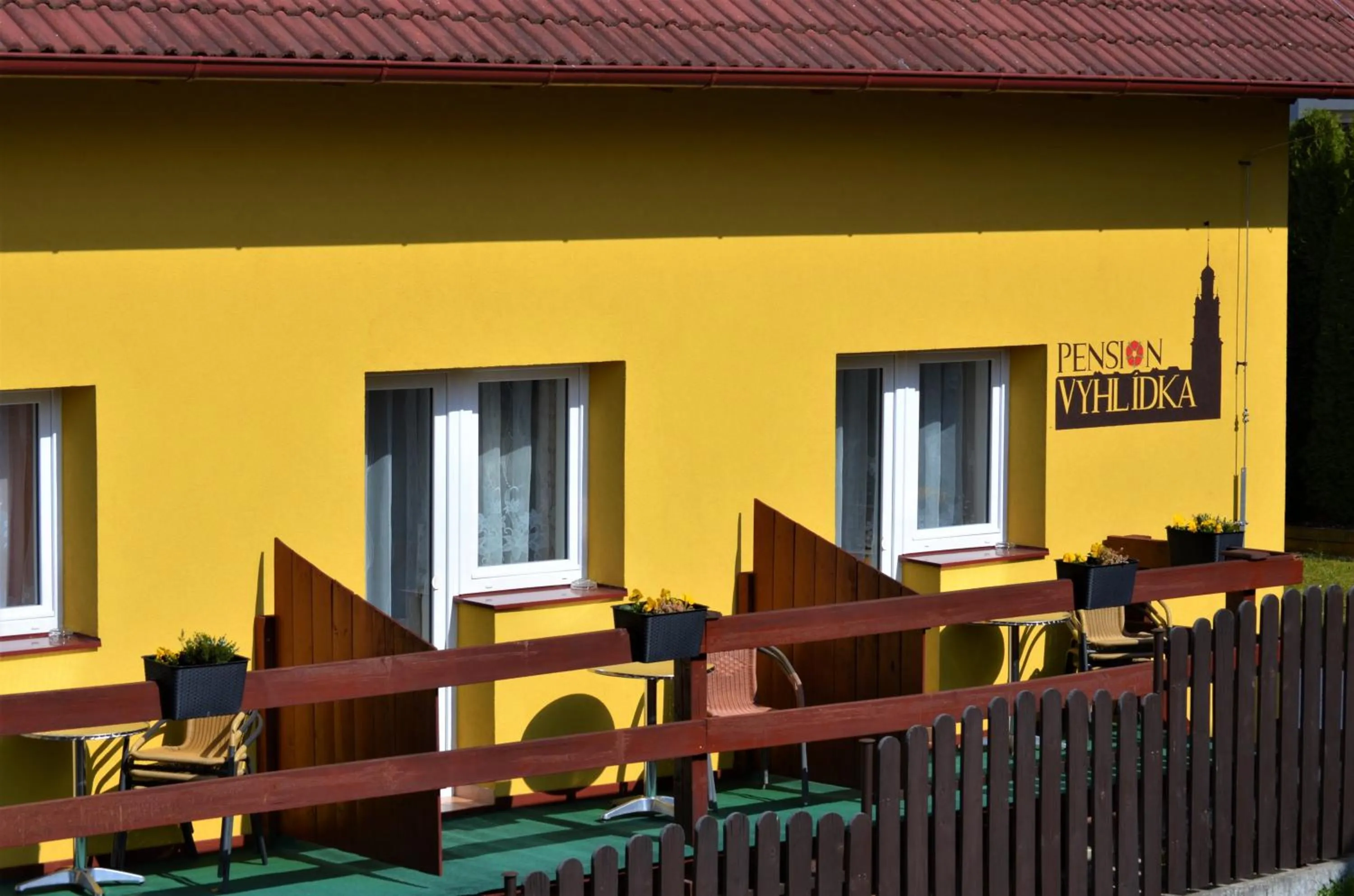Balcony/Terrace in Pension Vyhlídka