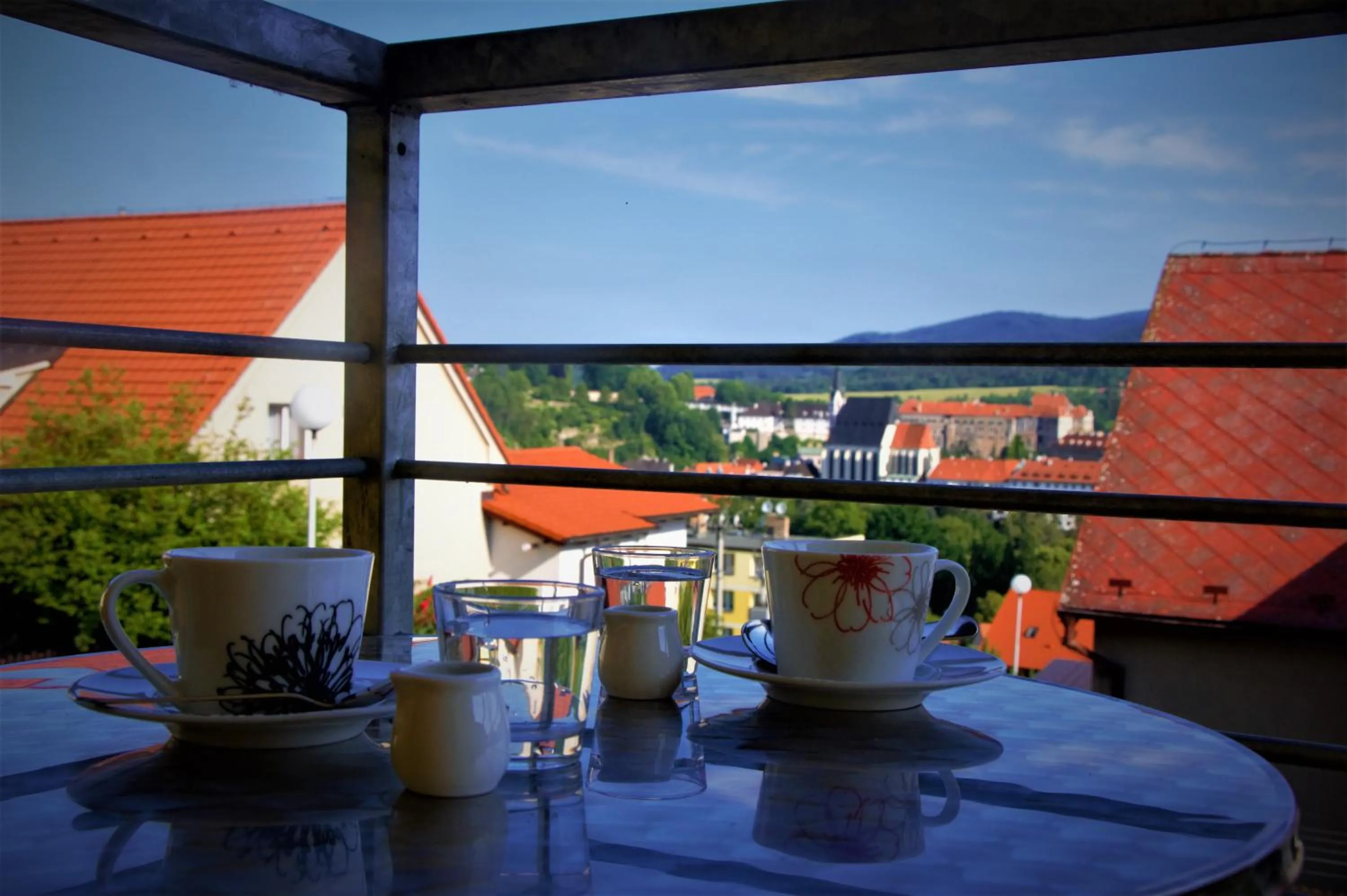 Balcony/Terrace in Pension Vyhlídka