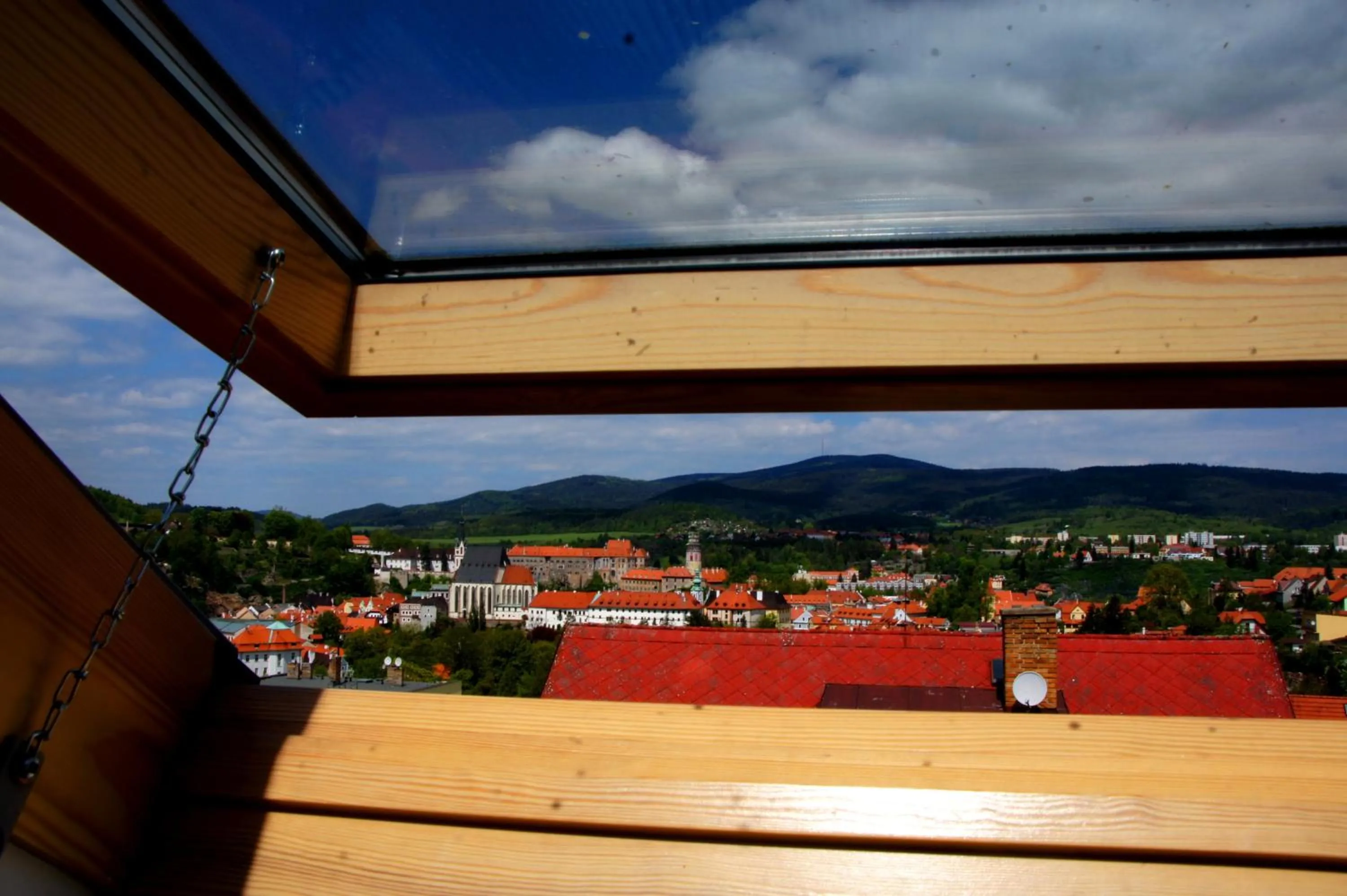 City view in Pension Vyhlídka