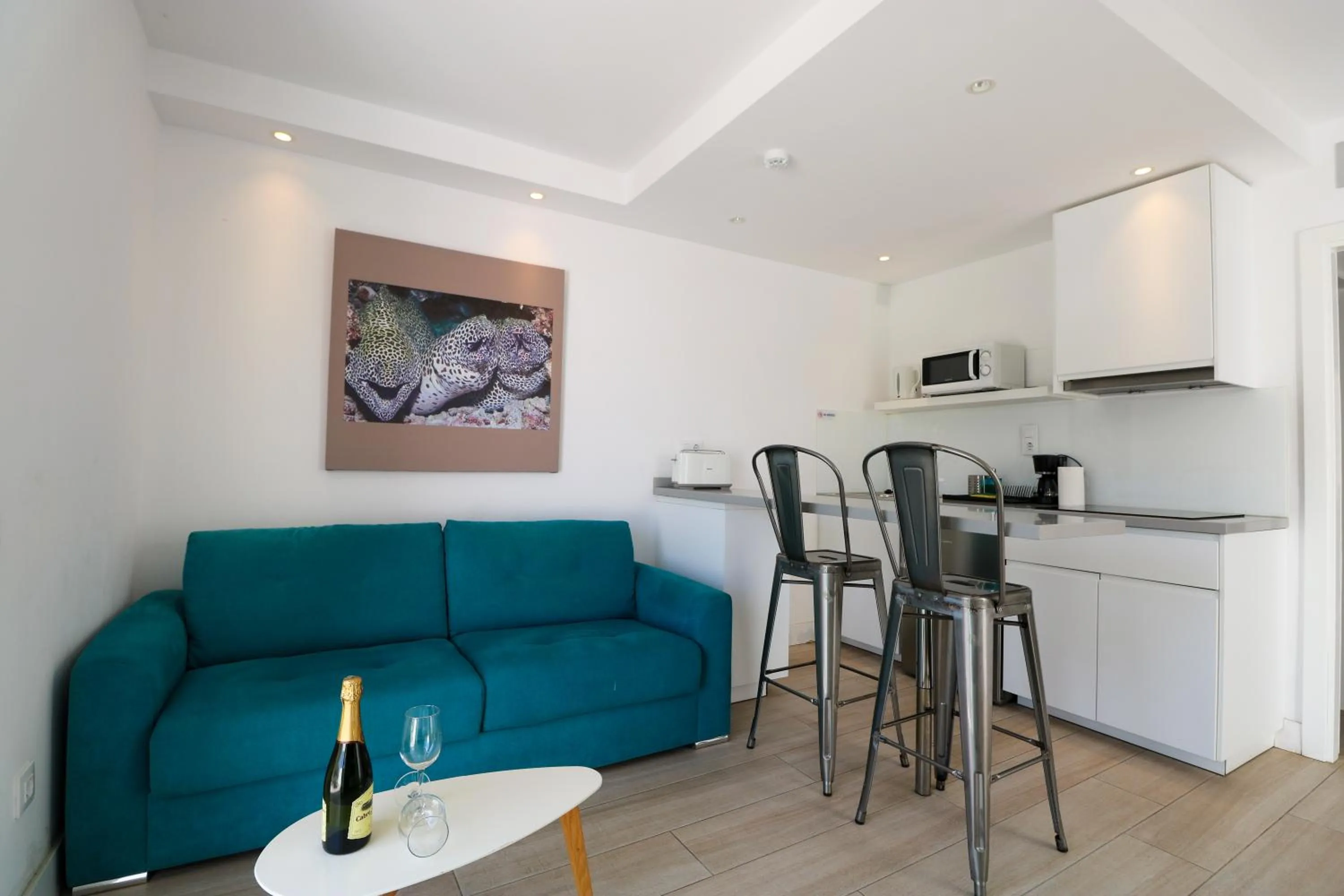 Kitchen or kitchenette in Calypso Boutique Apartments - Ceased Trading