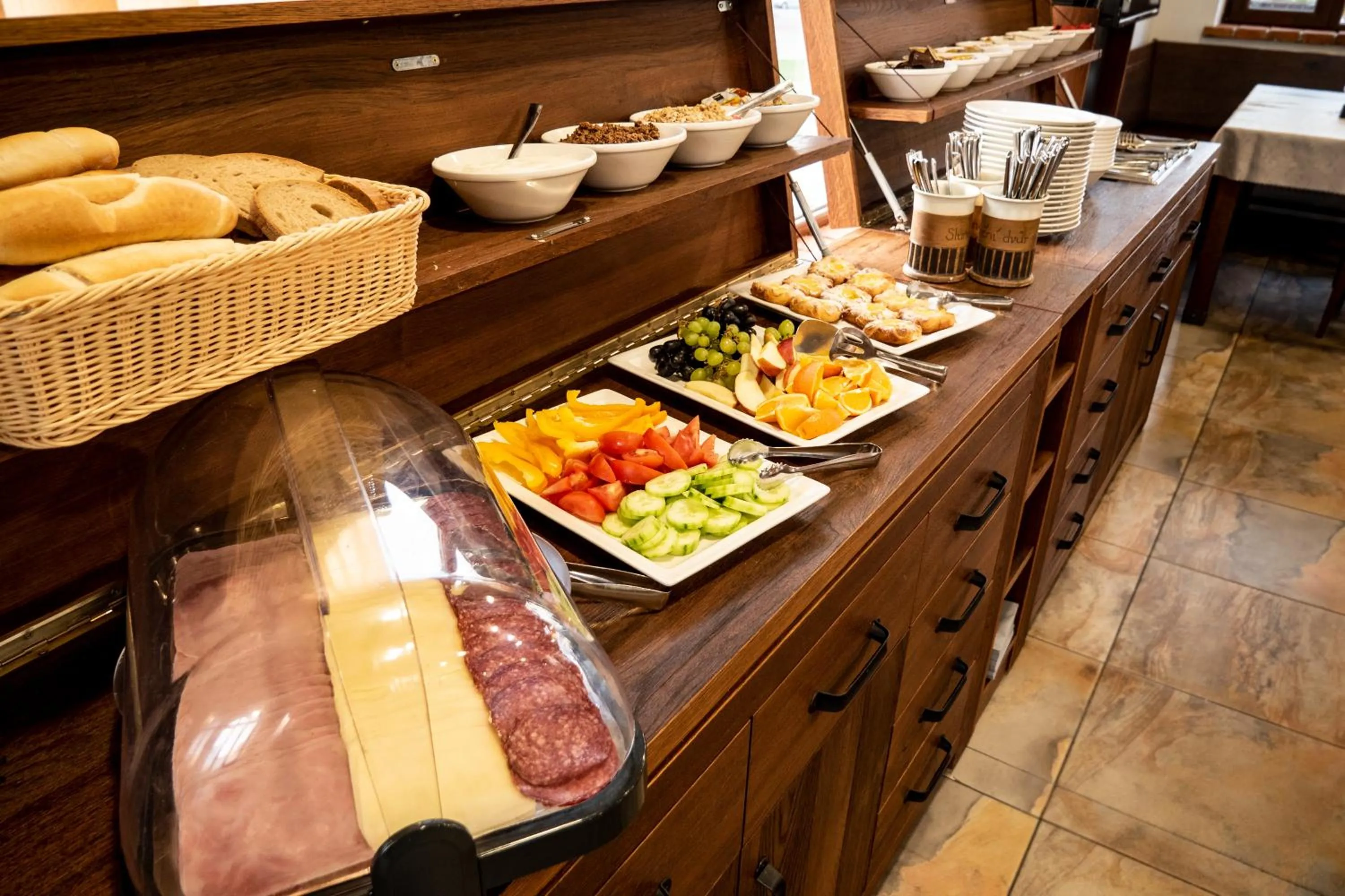 Breakfast in Hotel Sluneční dvůr