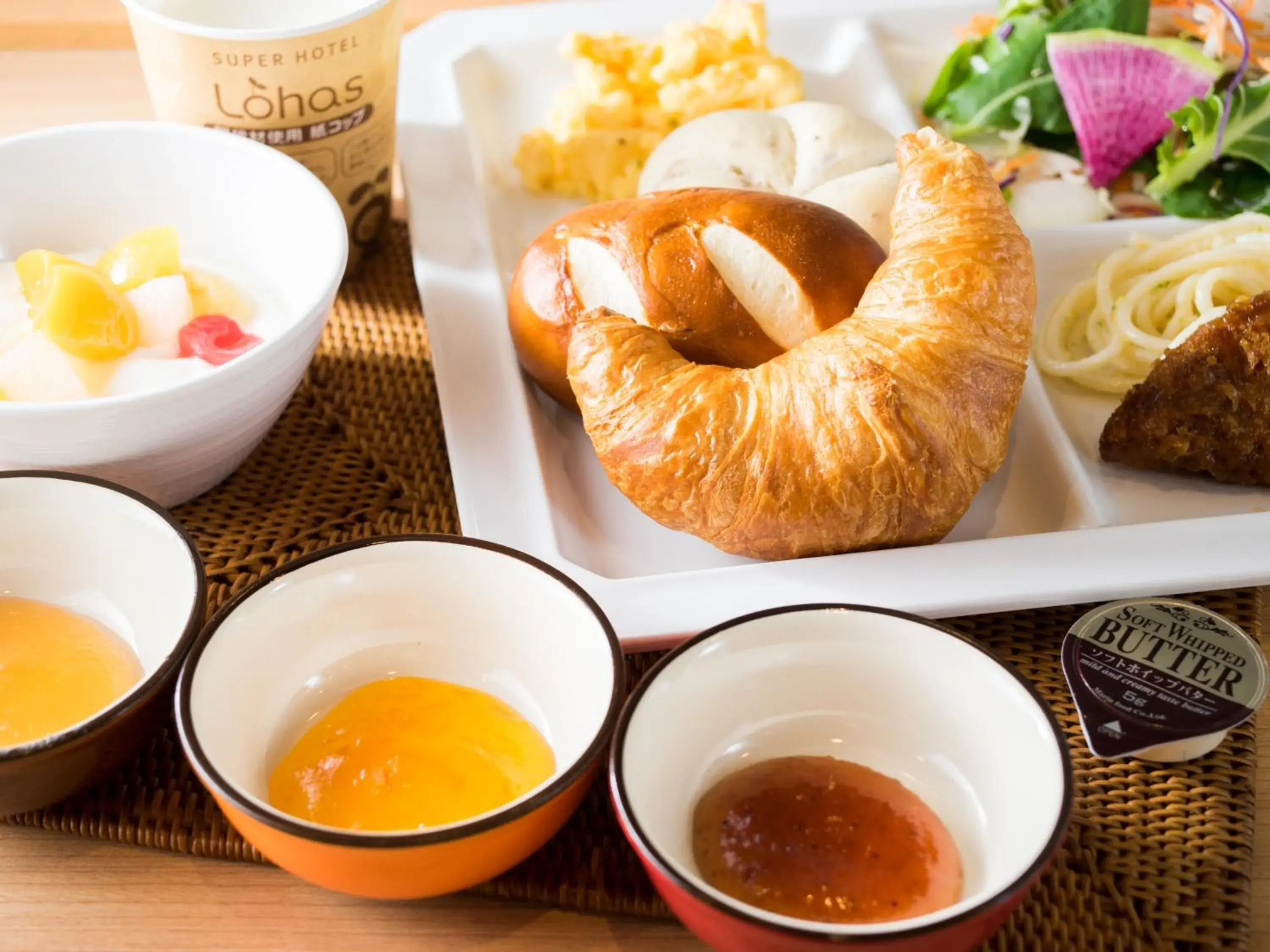 Buffet breakfast, Breakfast in Super Hotel Kyoto Karasuma Gojo