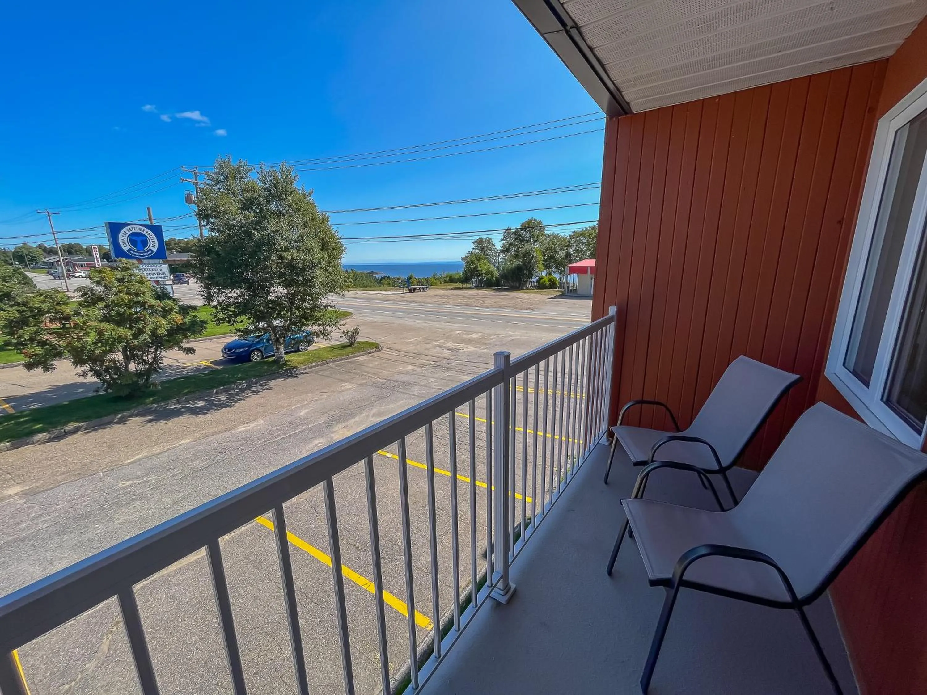 Balcony/Terrace in Complexe Hotelier Escoumins