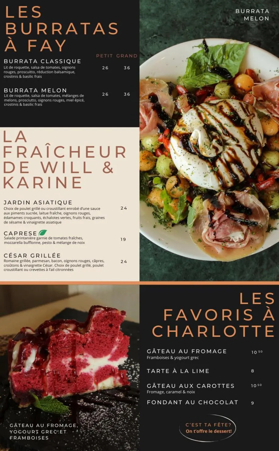 Restaurant/places to eat in Auberge le Parasol