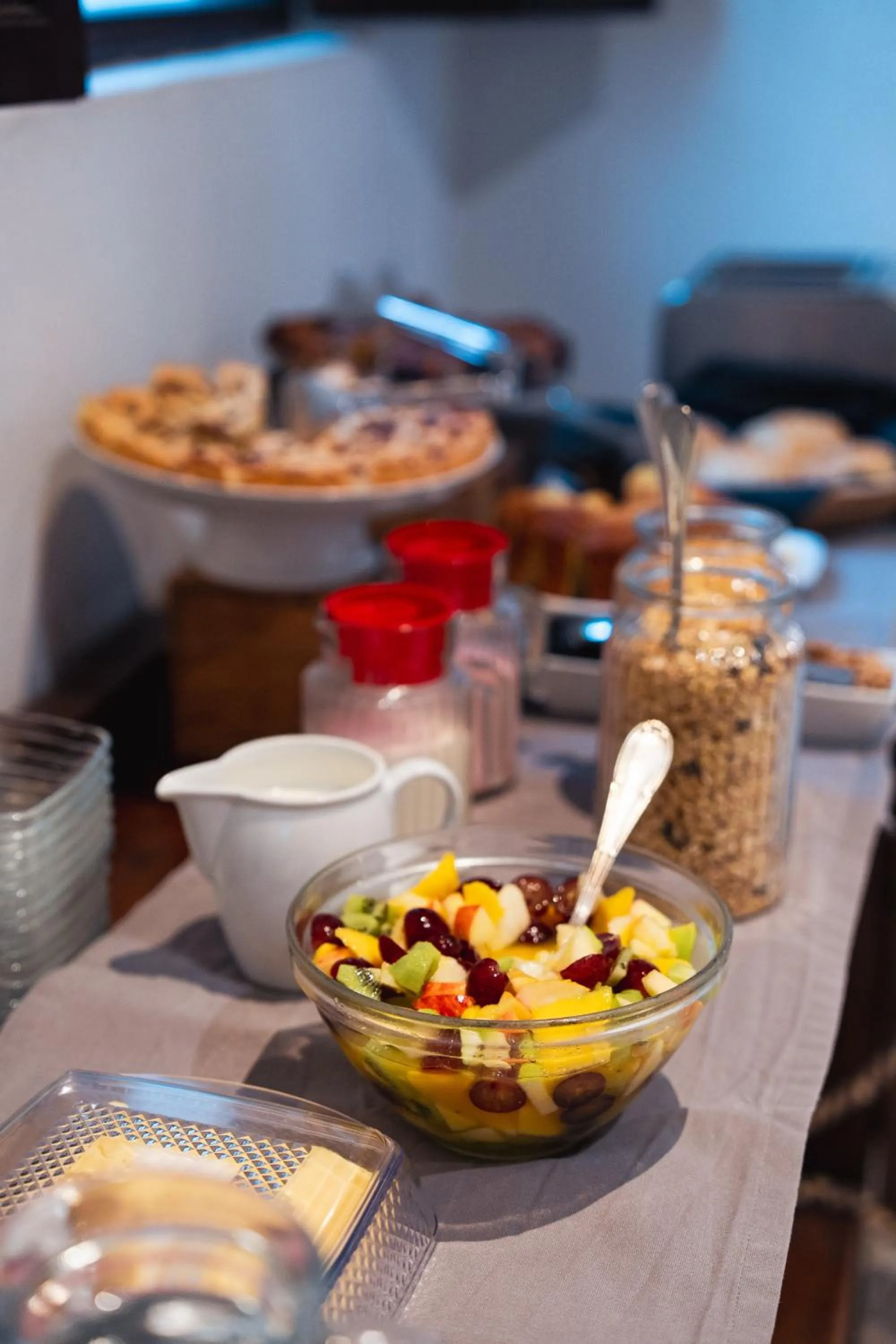 Buffet breakfast in Finca Valentina