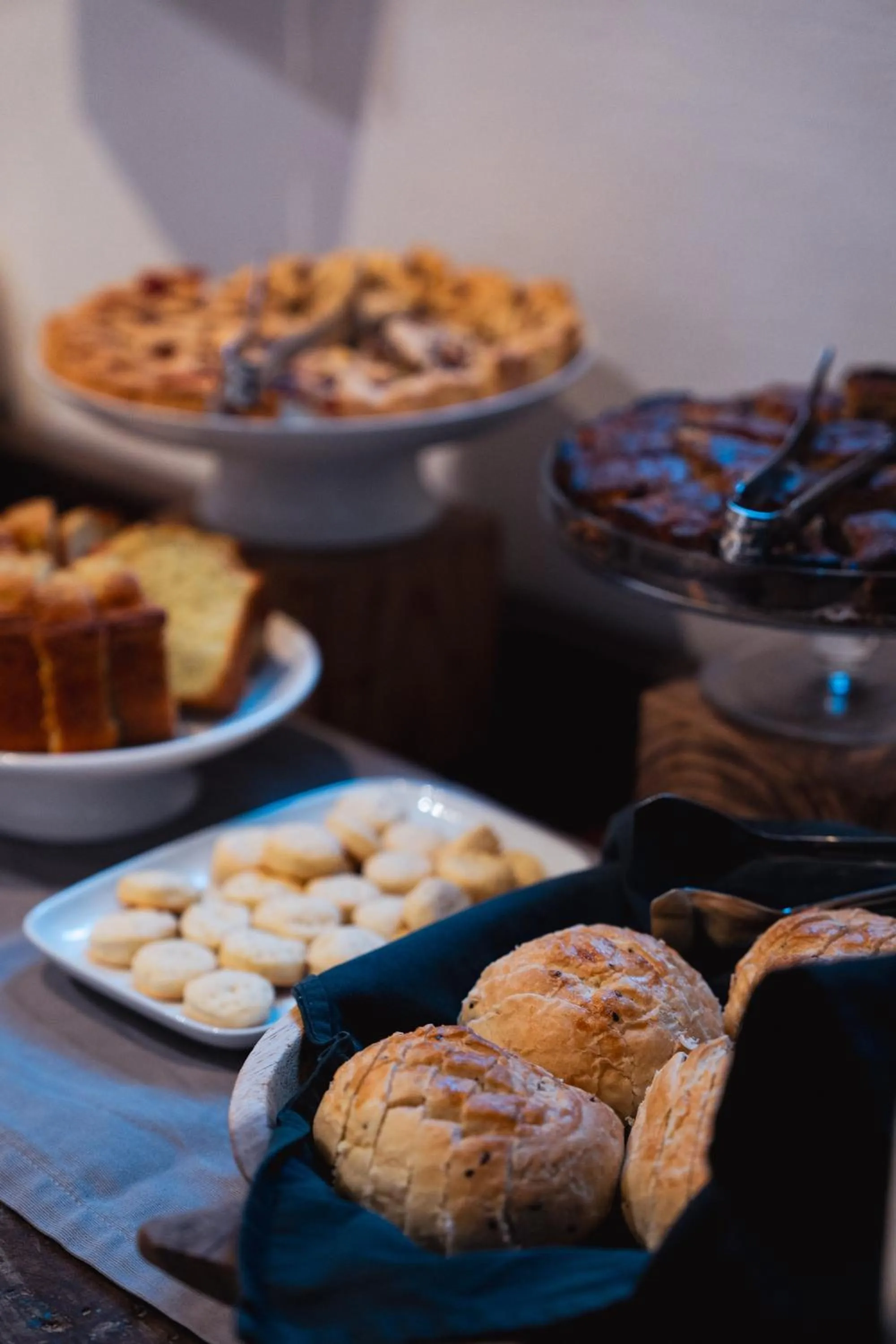 Buffet breakfast in Finca Valentina