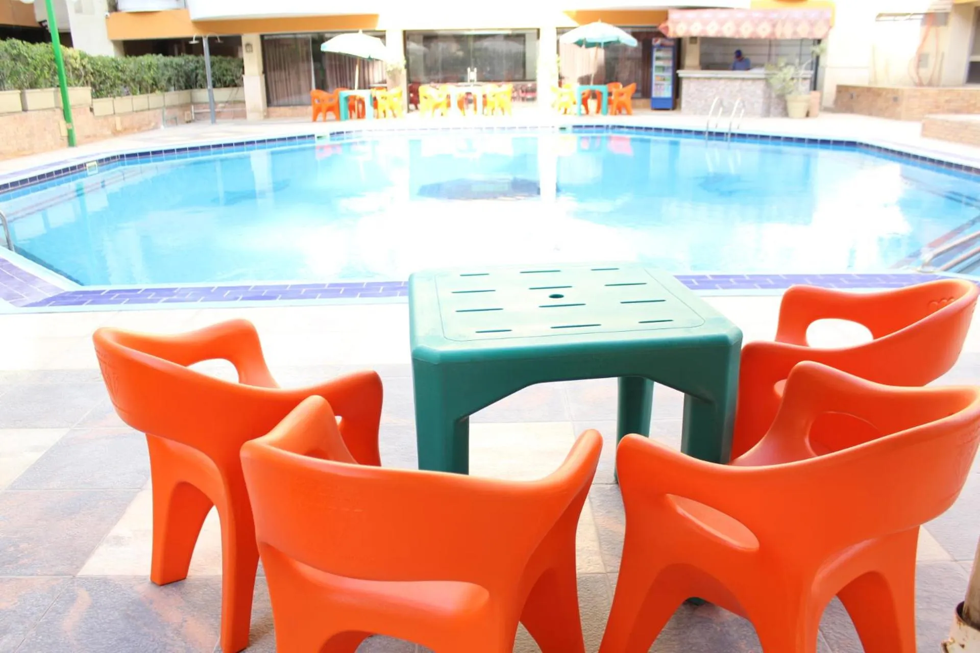 Pool view in Monte Cairo Serviced Apartments